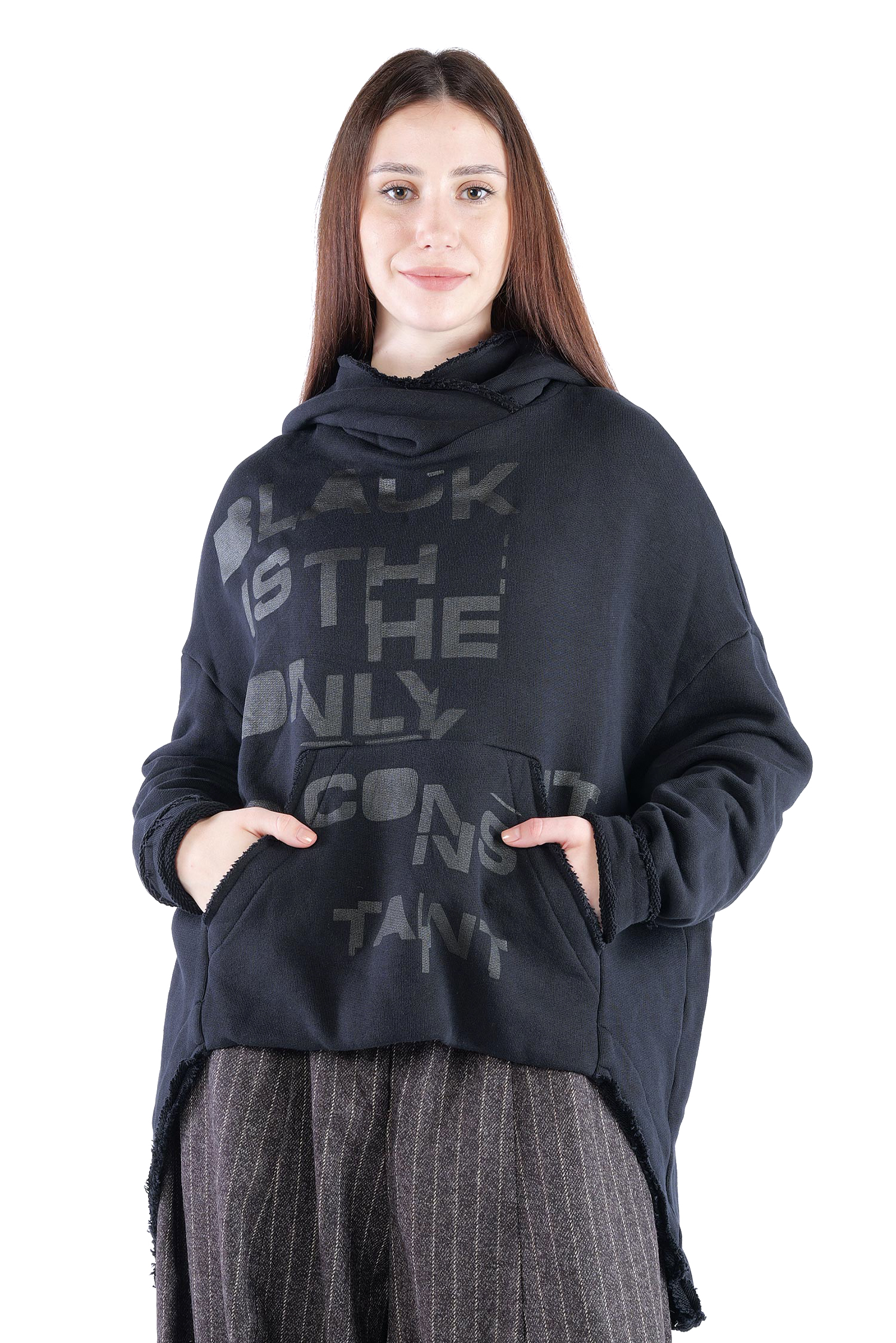 Sweat Hoodie - Schwarz - Ovina