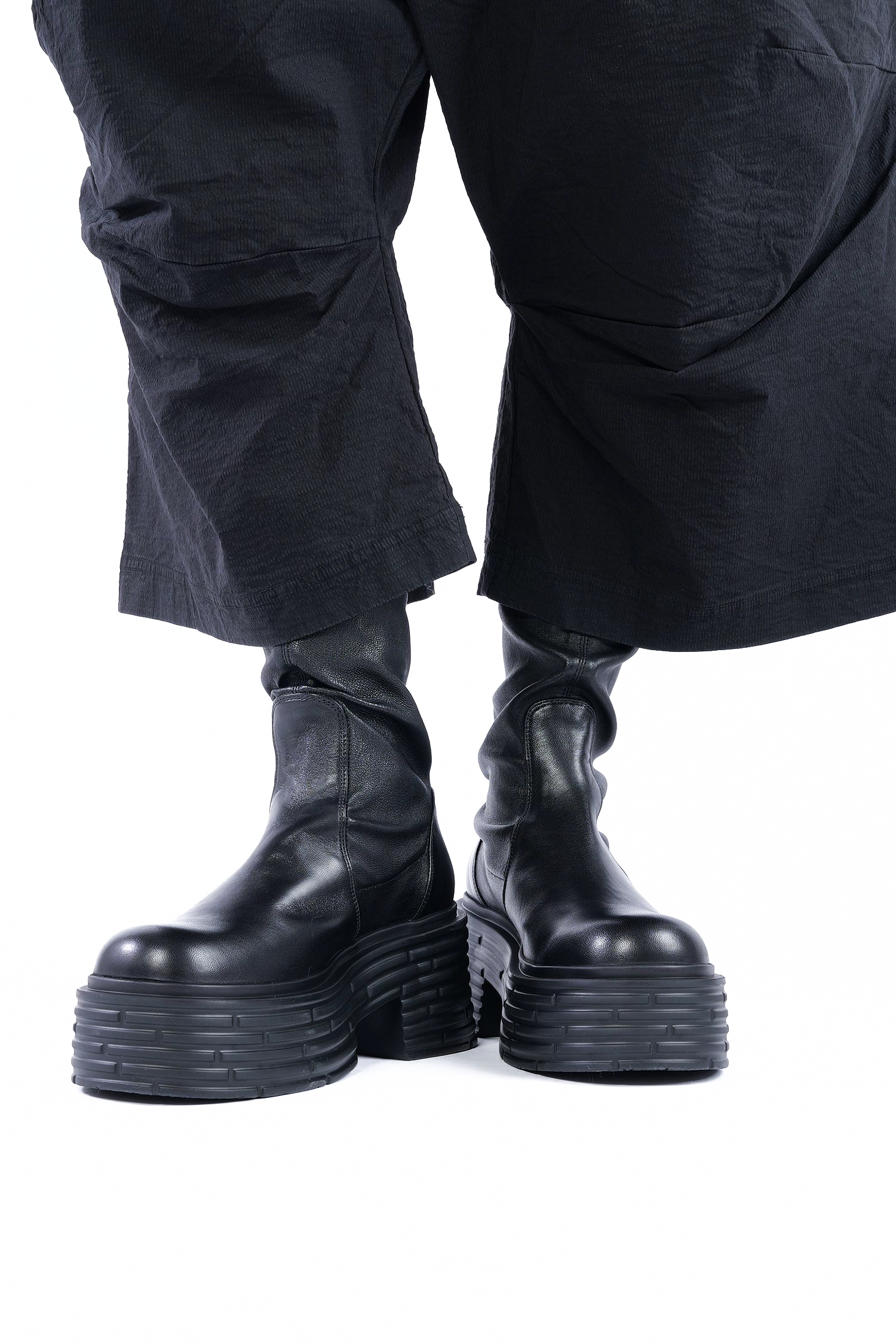 Stretch Stiefelette - Schwarz - Lignes Stretch