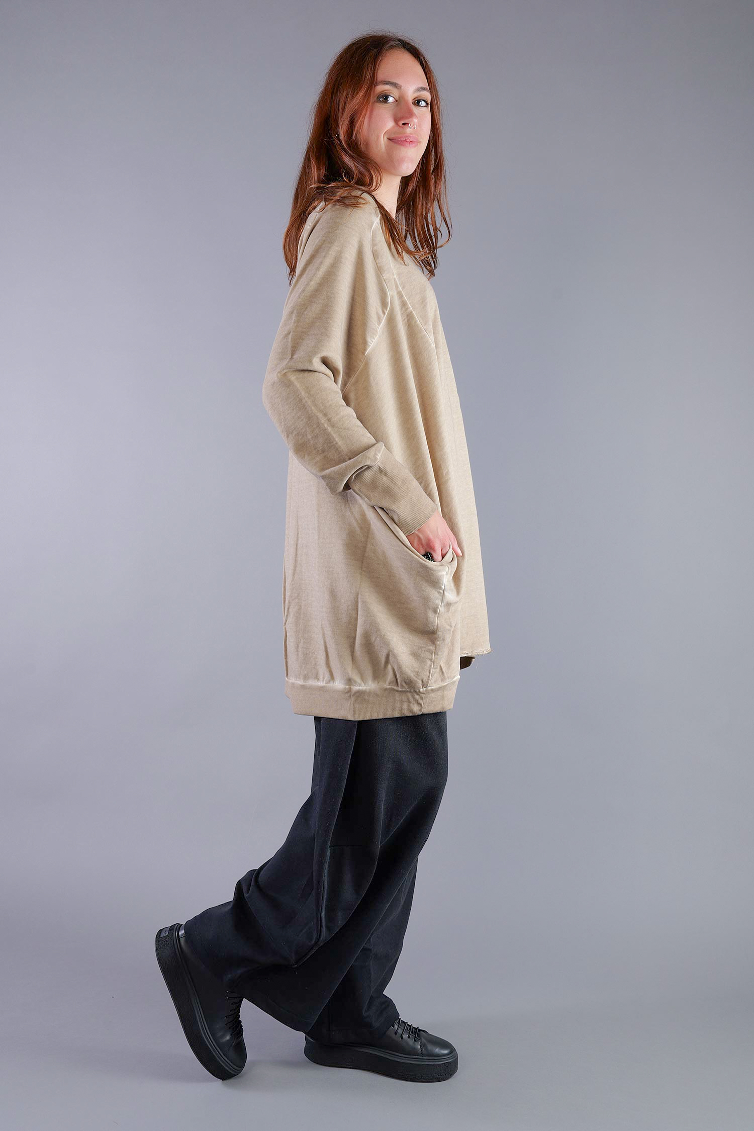 Oversize Sweatpullover - Desert - 2139