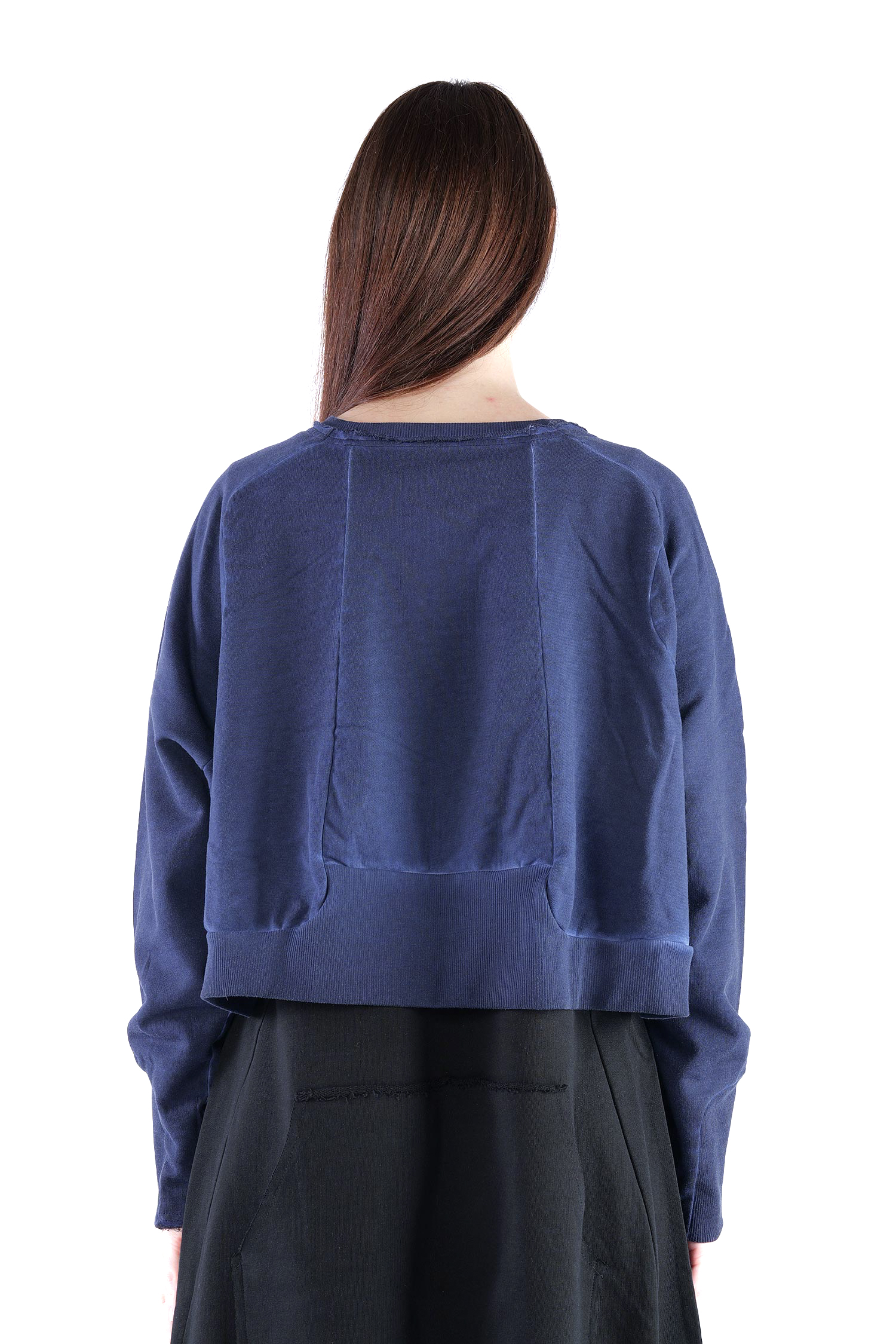Kurzer Sweatpullover - Ocean print - 2137
