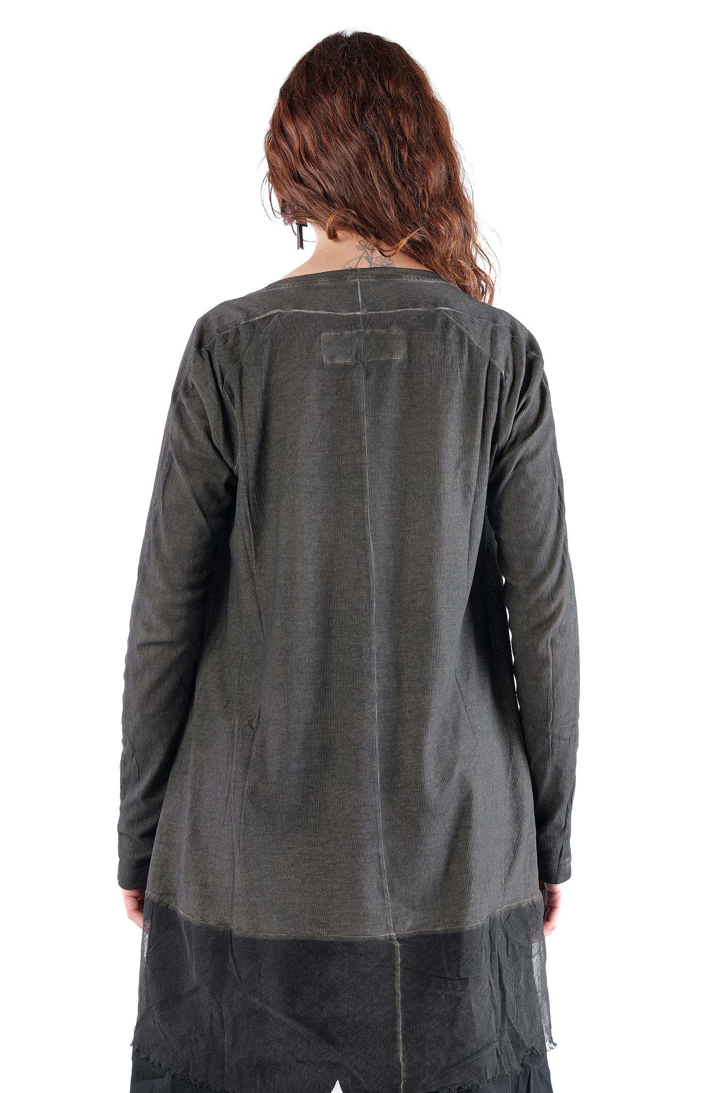 Rippjersey Tunika - Black cloud - 2262340904