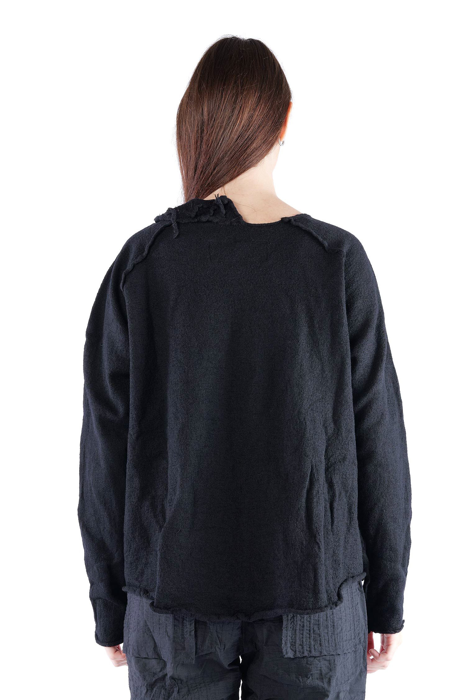 Oversize Wollpullover - Schwarz - 2262680707