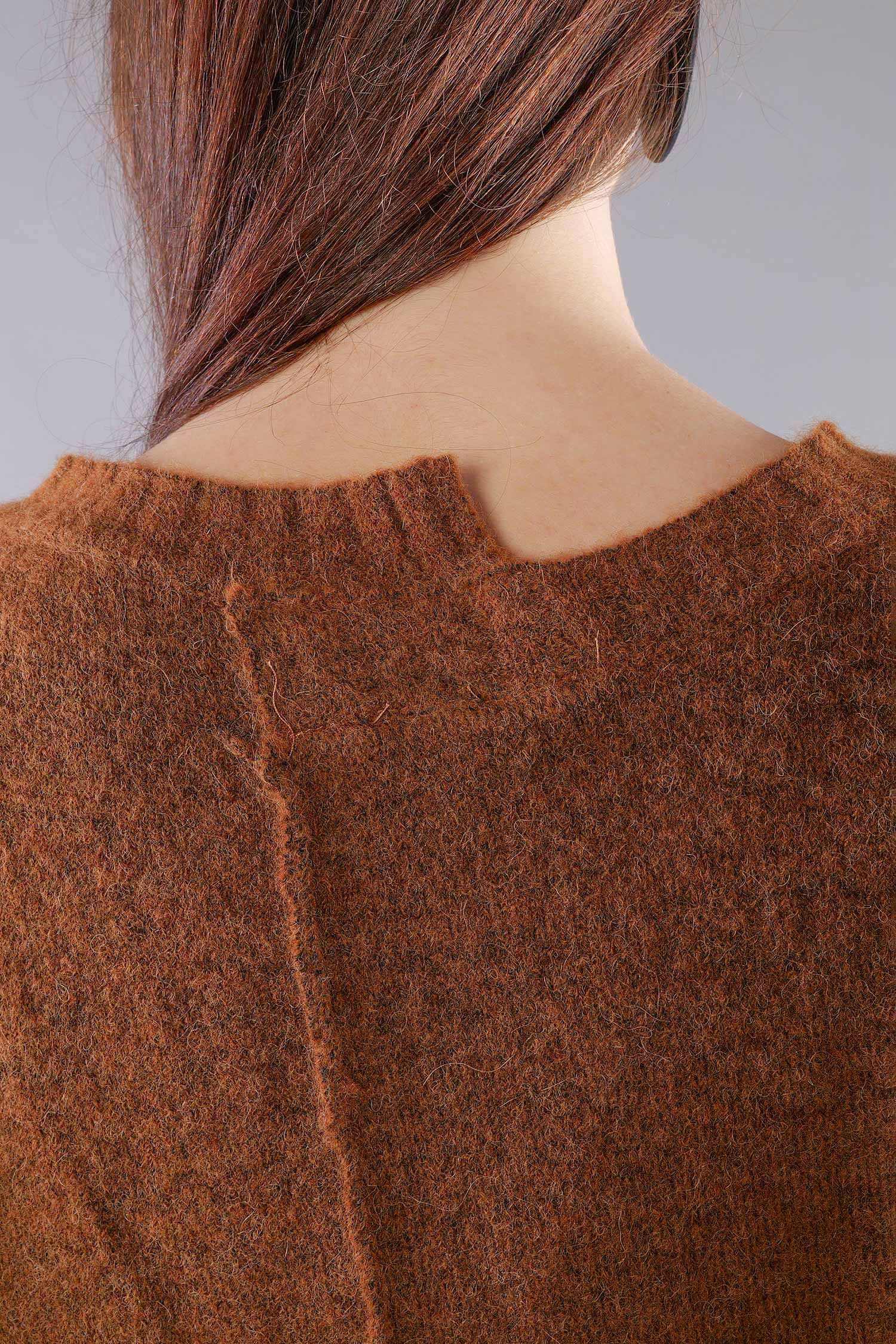 Strickpullover - Bronze melange - 2263310701