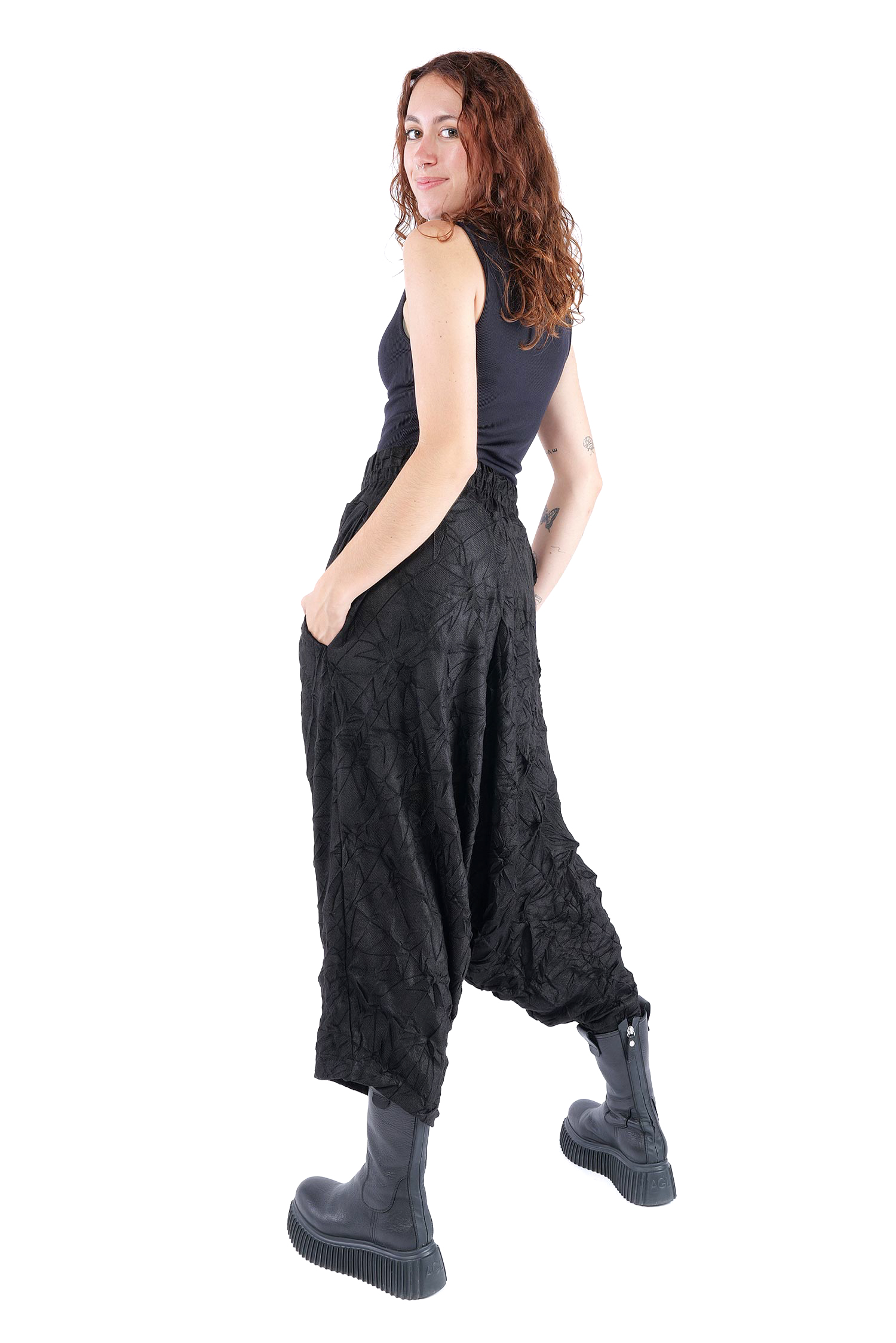 Harem pants - Black - M1341