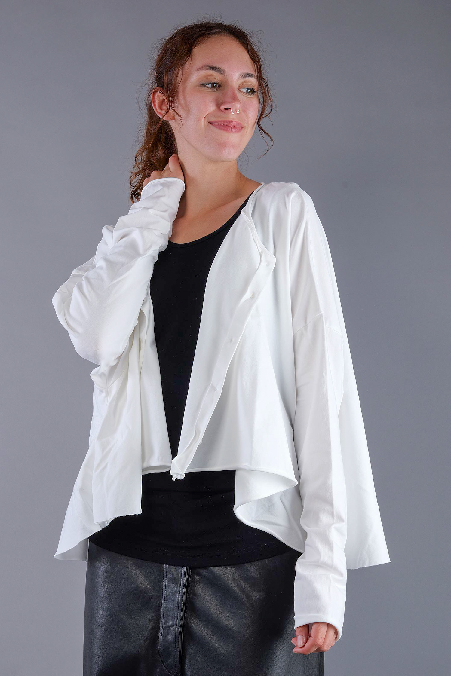 Oversize Jacke - Schnee - Soulviel