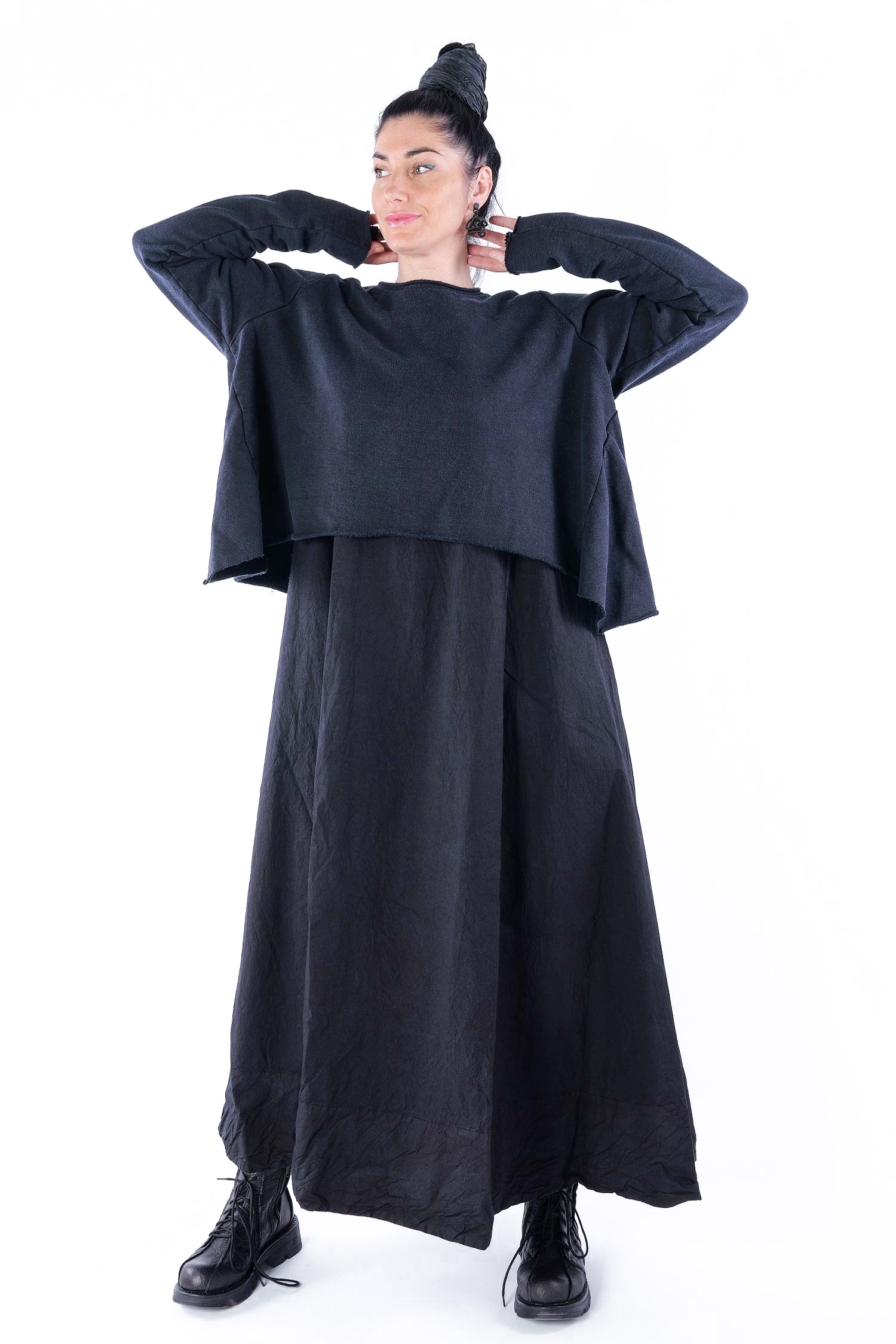 Hemp sweater - Black - Glamgone