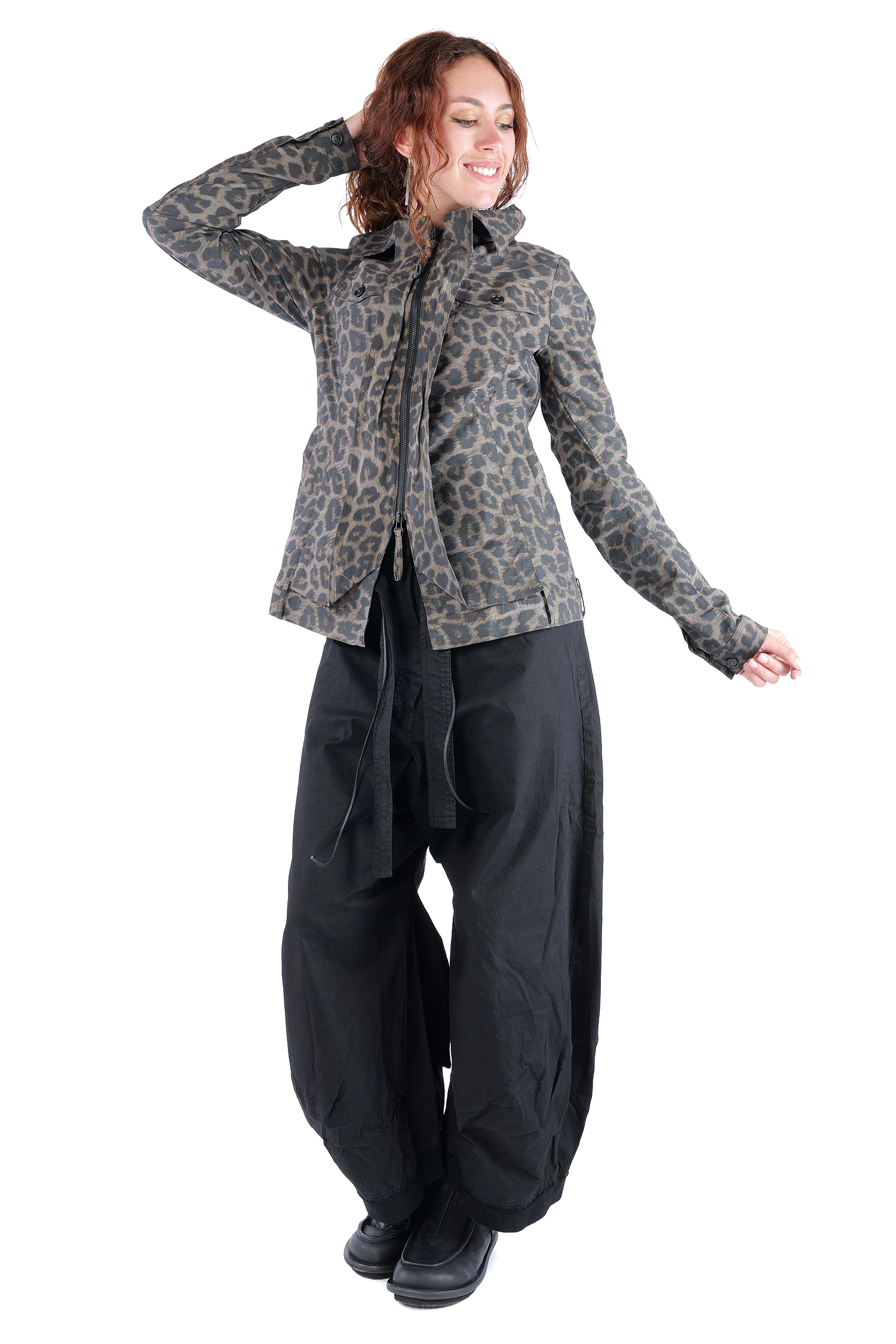 Superstretch-Jacke - Leo black cloud - 2261391102