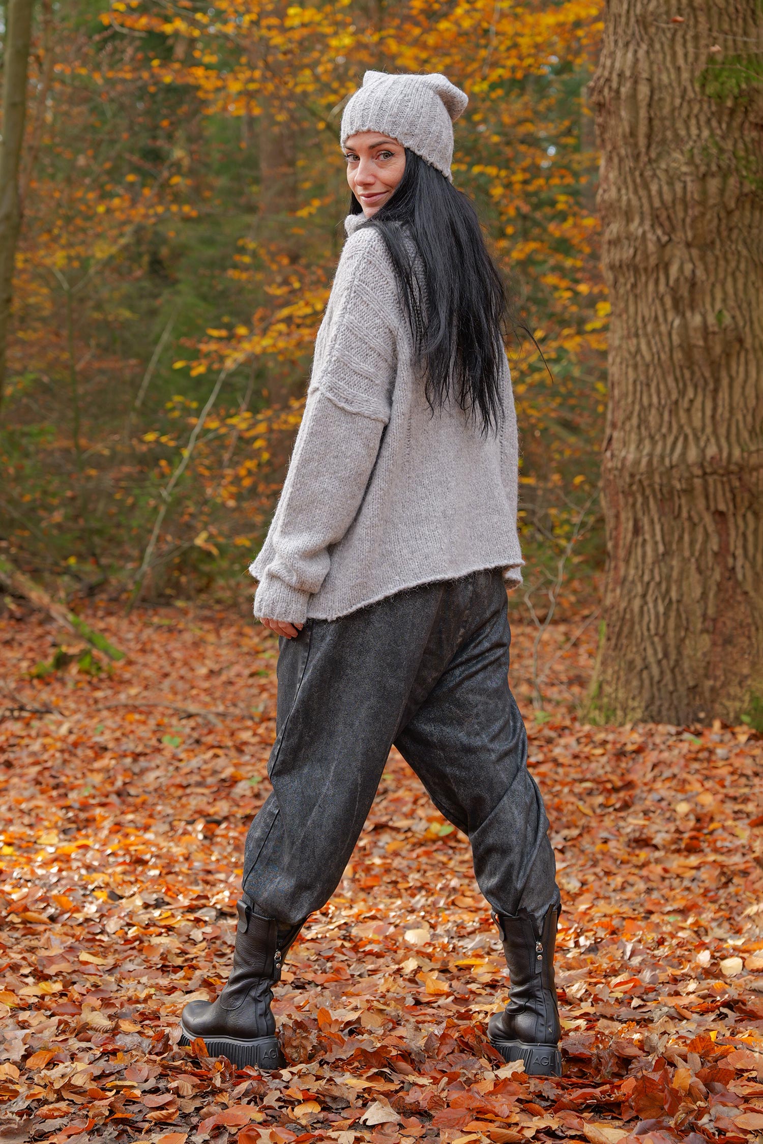 Grobstrickmütze - Pearl - Fiff