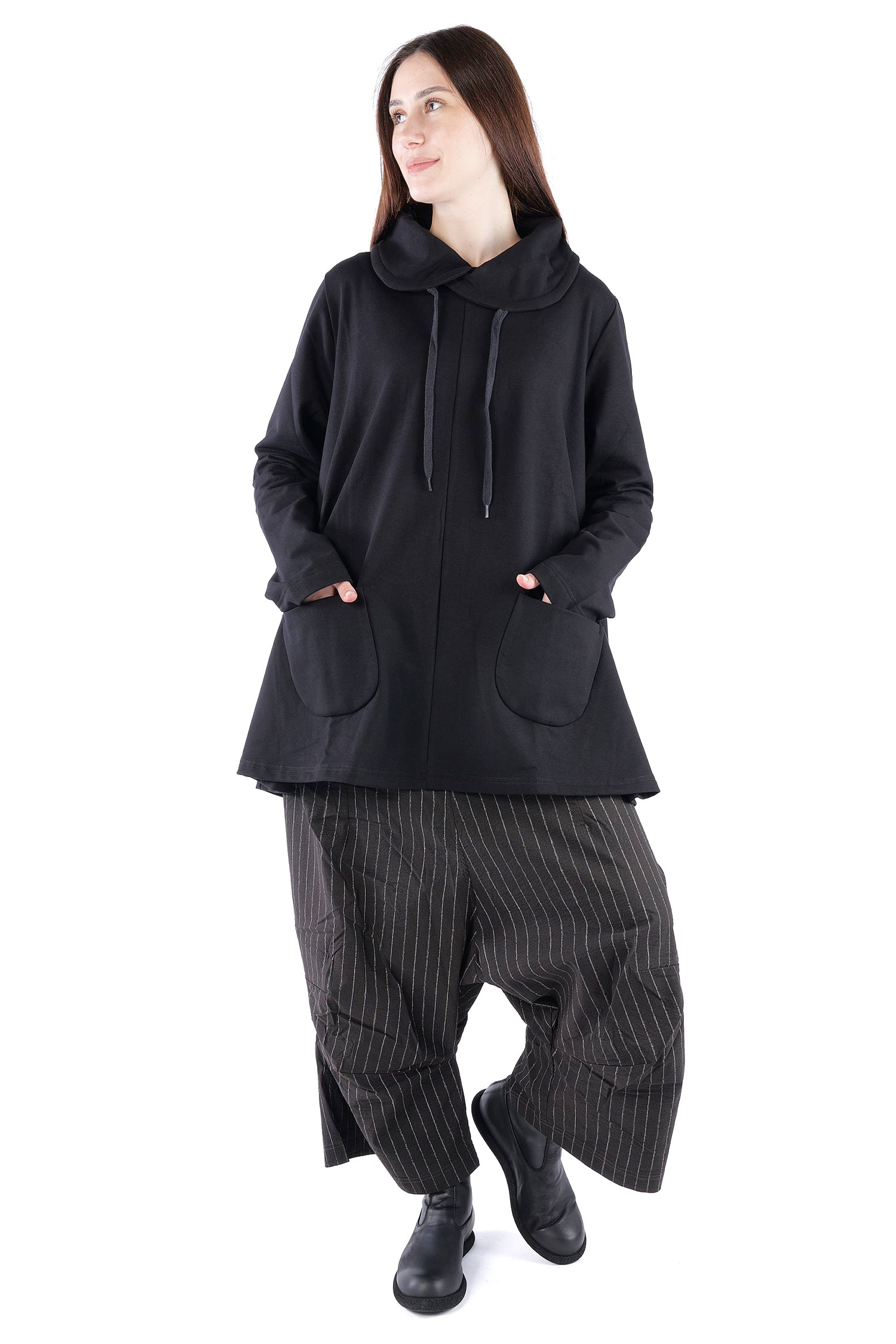 Sweatpullover - Schwarz - U1663-U