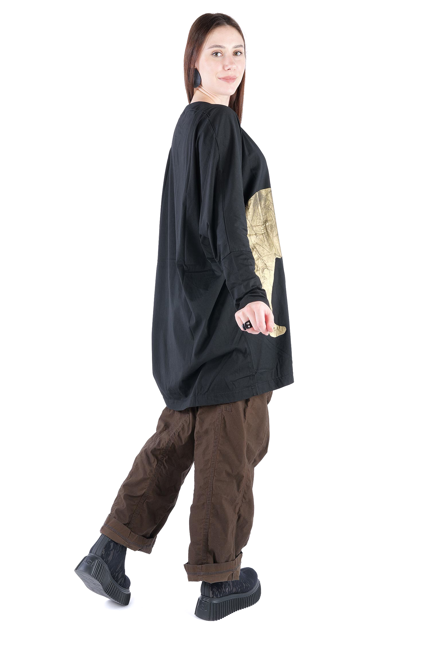 Oversize Pullover - Black print - 2261300907