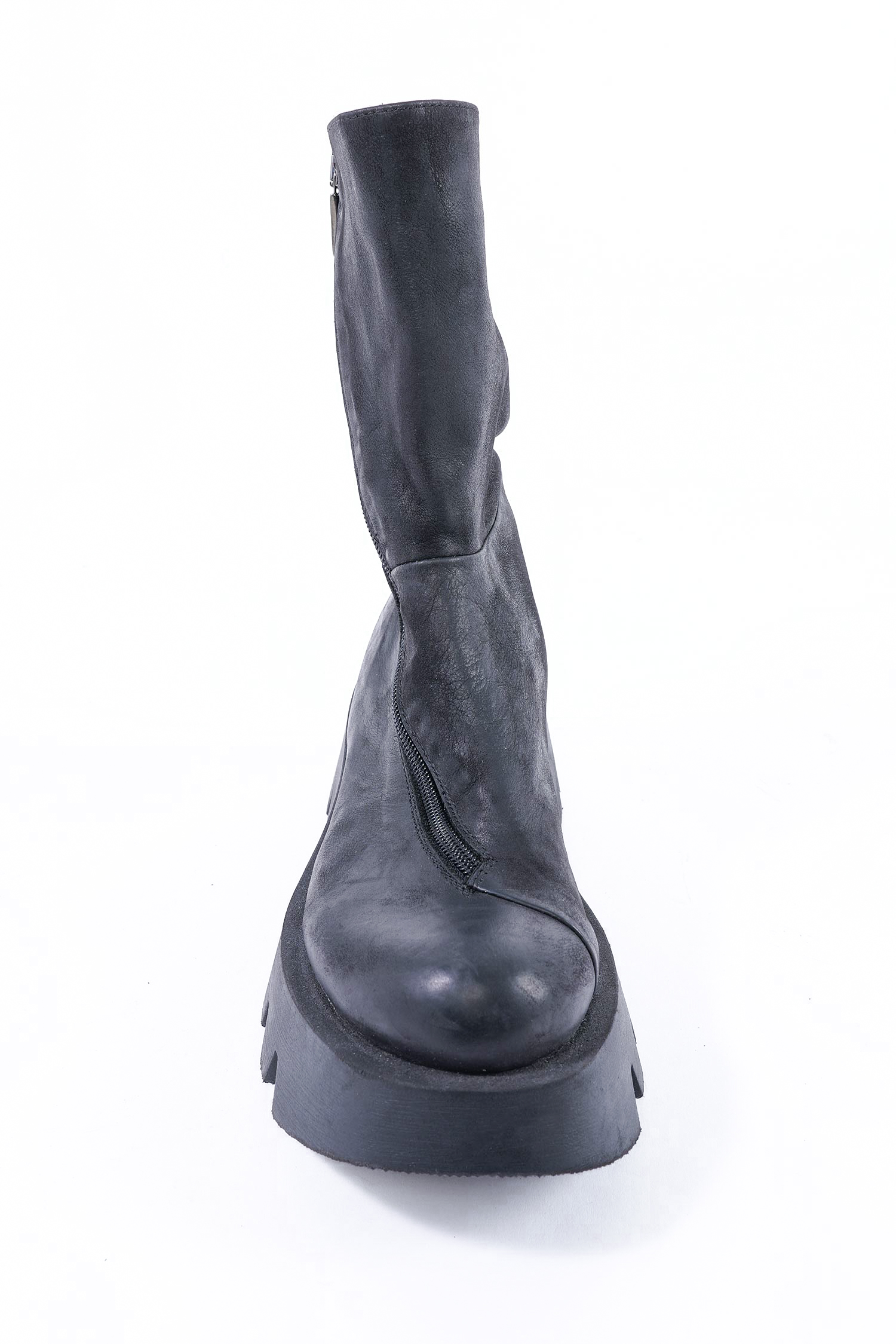 Leder Boots - schwarz - 8641