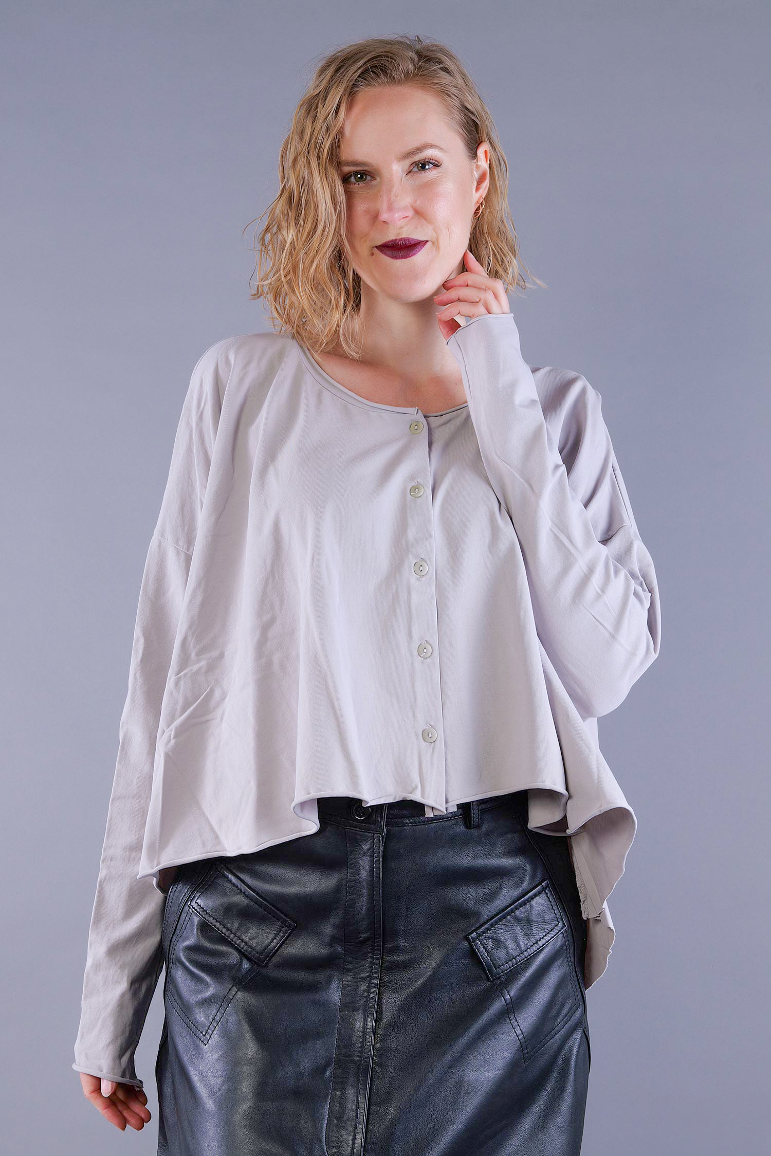 Oversize Jacket - Kiesel - Soulviel
