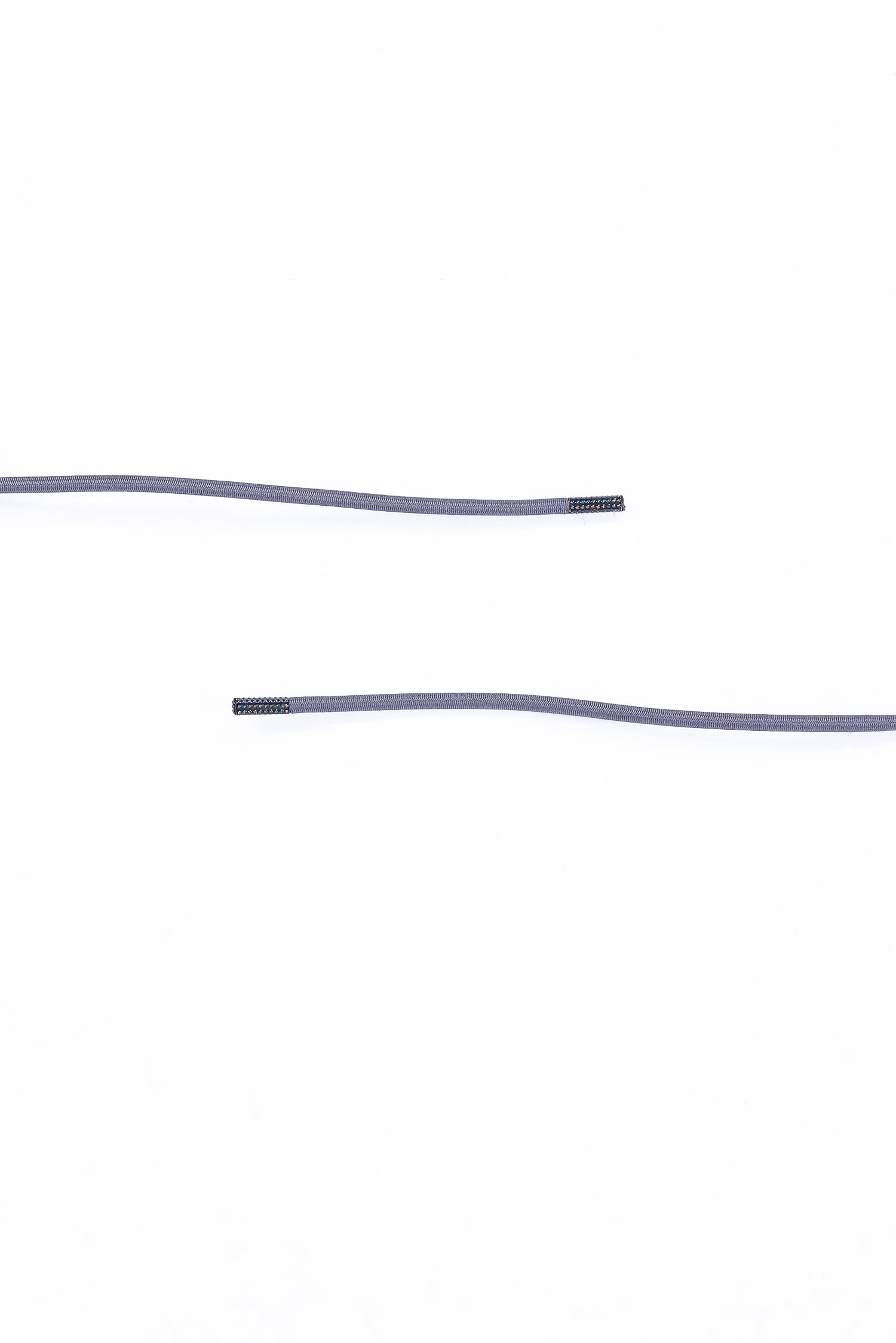 Elastic shoelace - 3mm - Anthra
