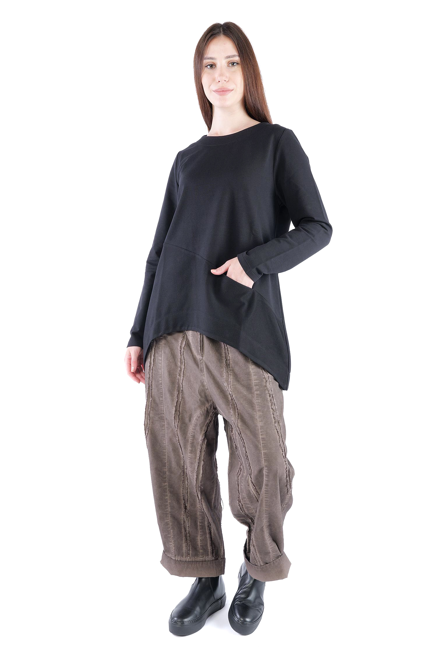 Sweatpullover - Schwarz - 26.2-KHF105