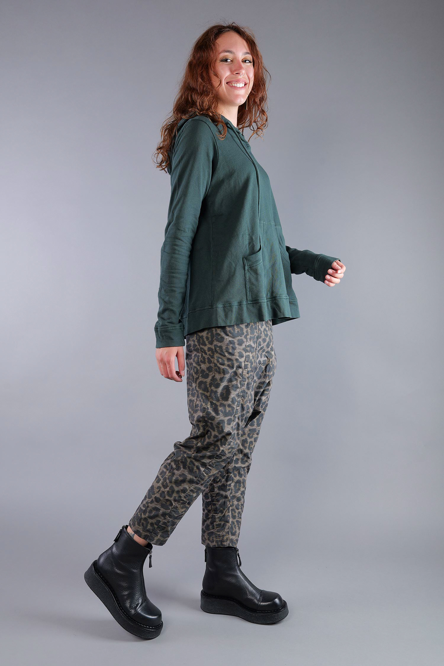 A-line sweater - Forest - 2263290518