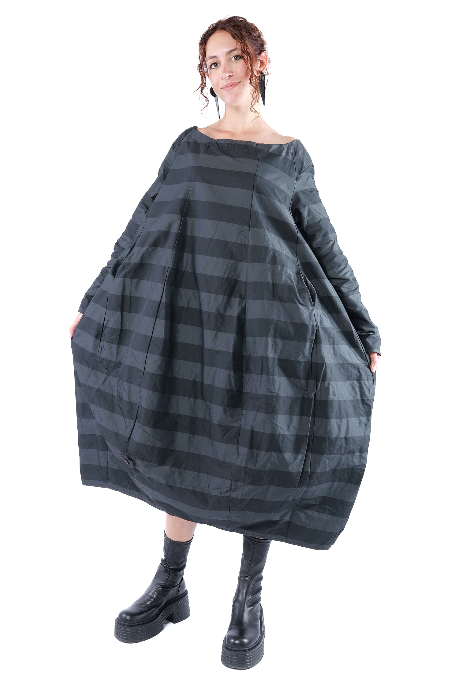 Taftkleid - Widestripe - 1165