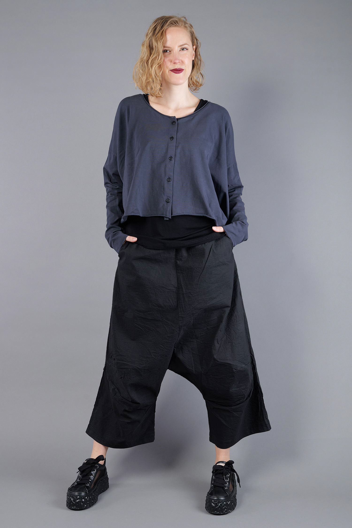 Oversize Jerseyjacke - Satt - Soulviel