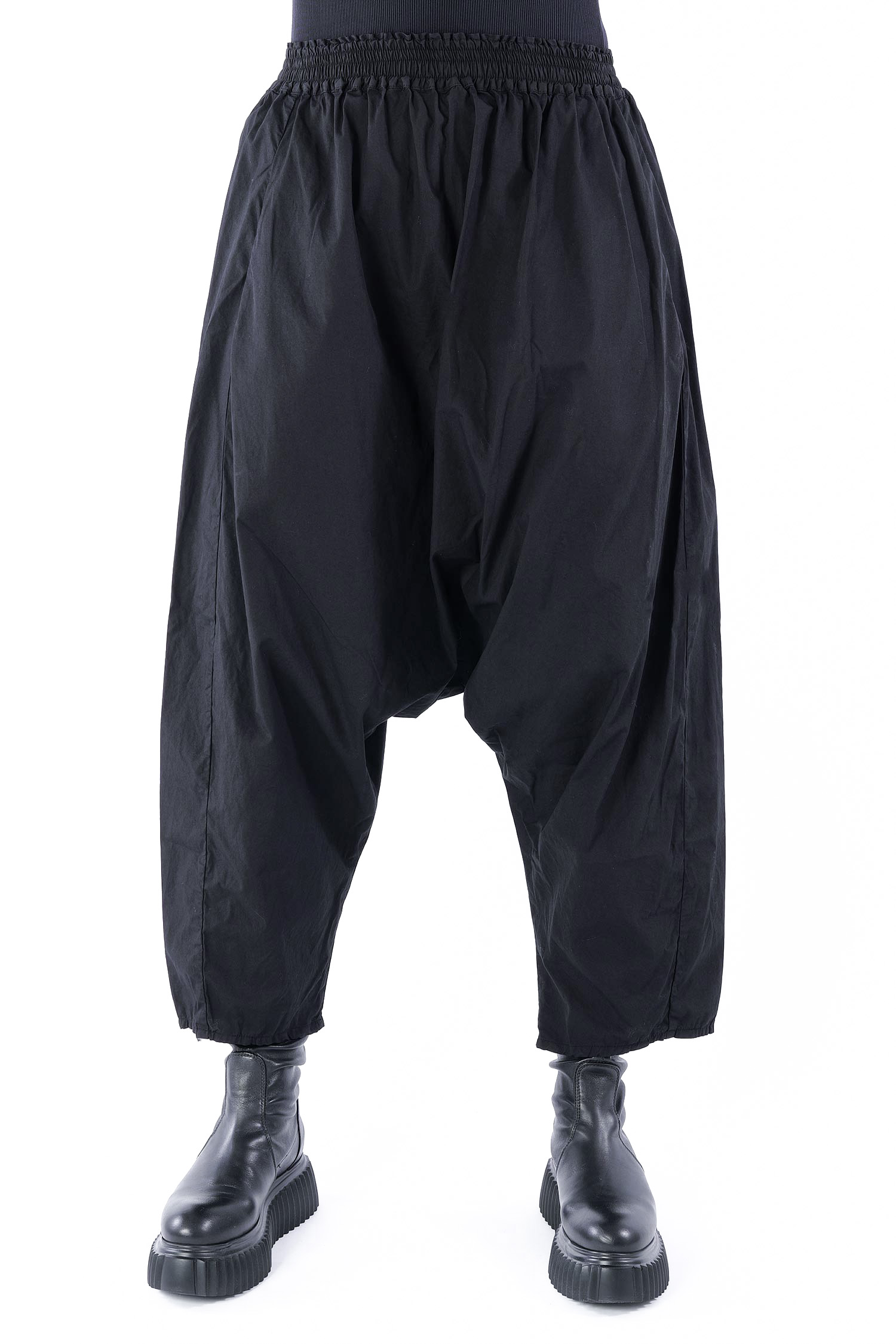 Baumwoll-Haremshose - Schwarz - Wirkunde