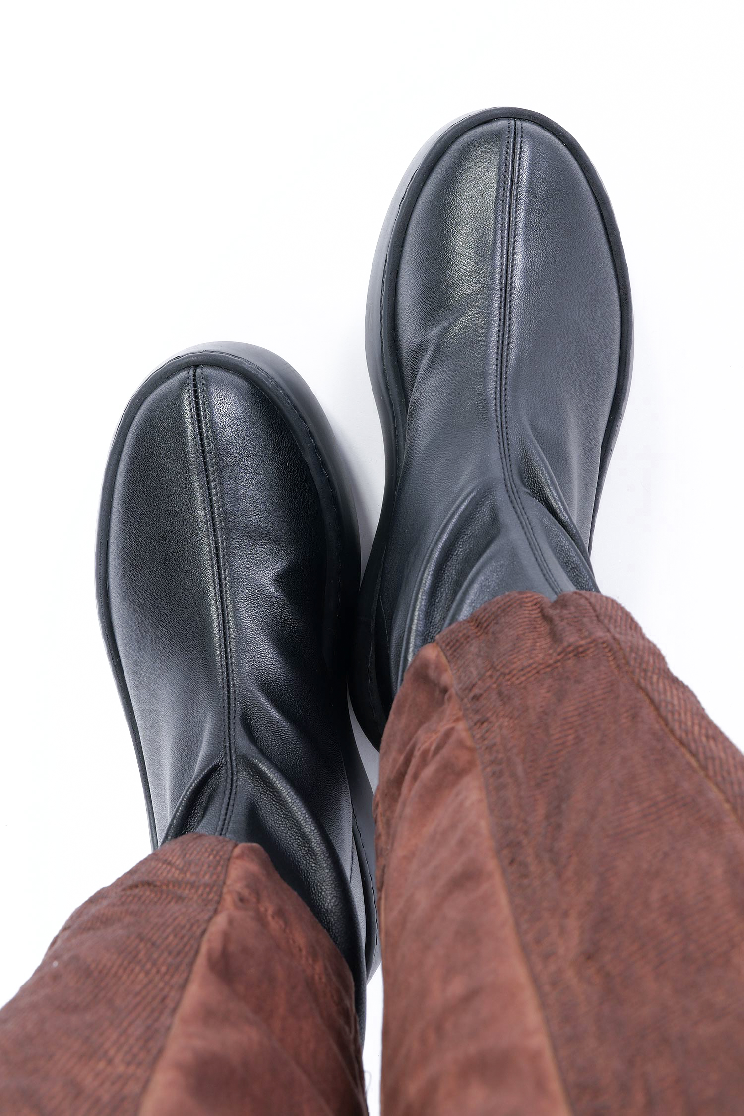 Plateau Boots - Schwarz - Vibe Stretch