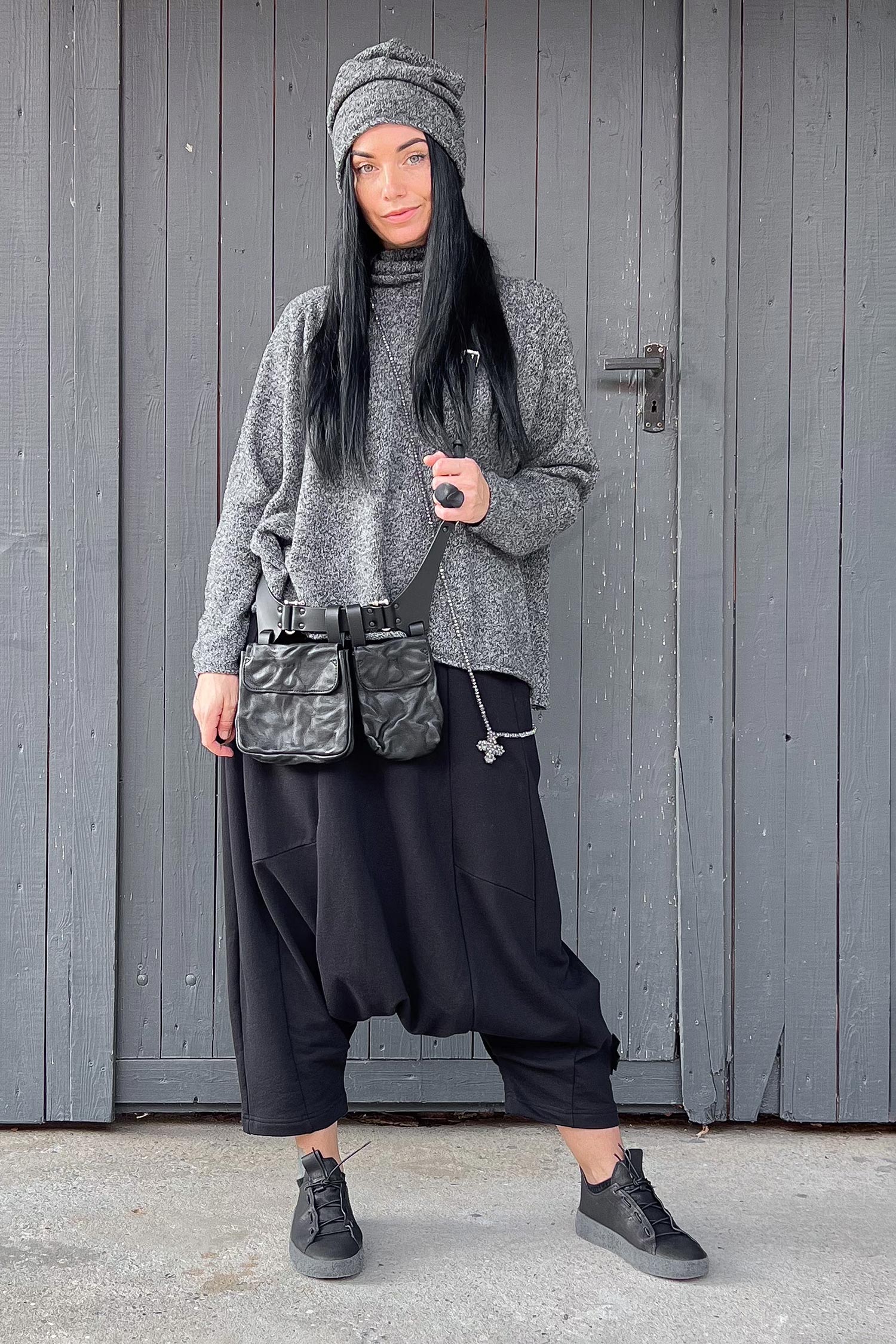 Strickmütze - Dark grey - 2253314606