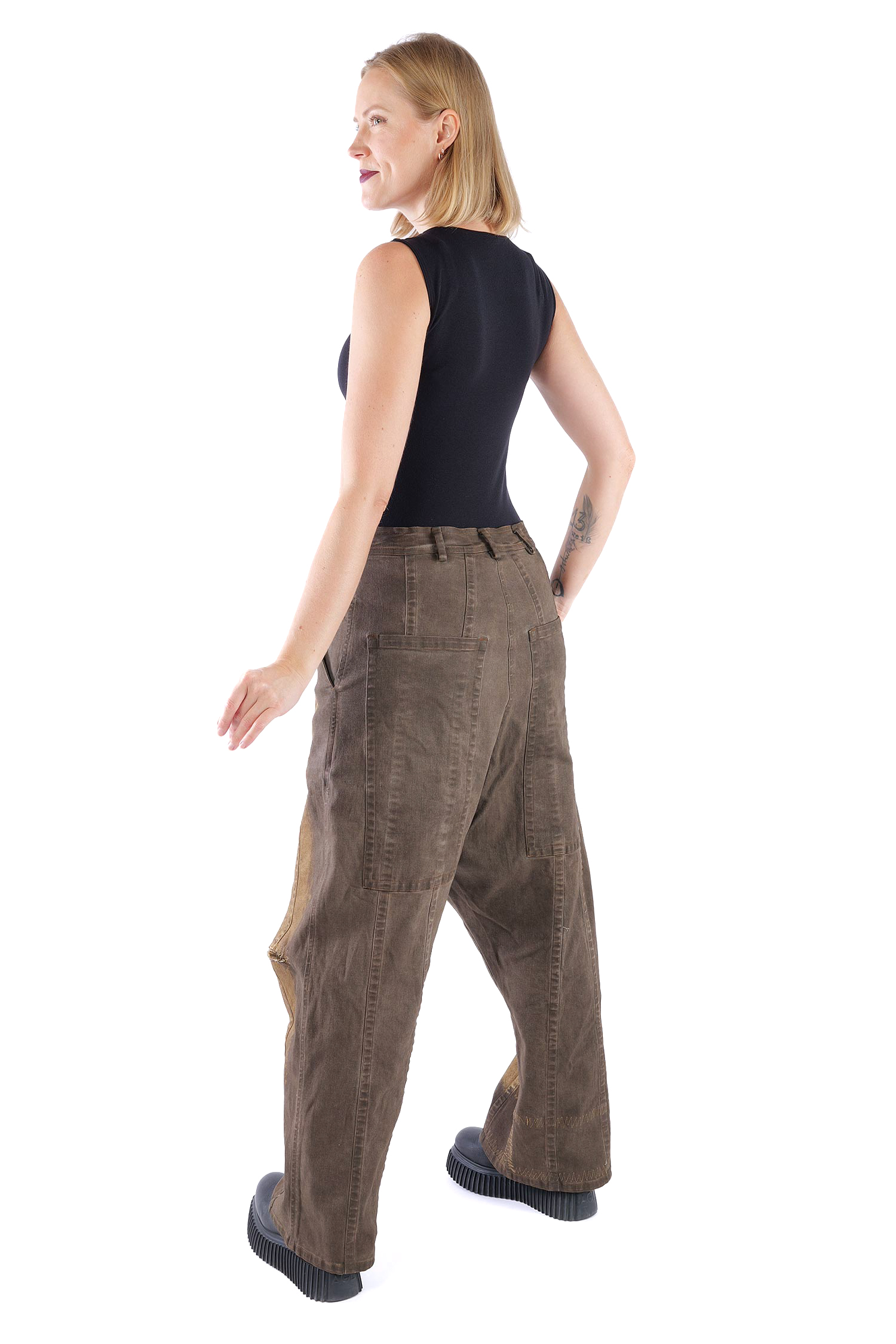 Weite Hose - Umbra gold - 2261040146