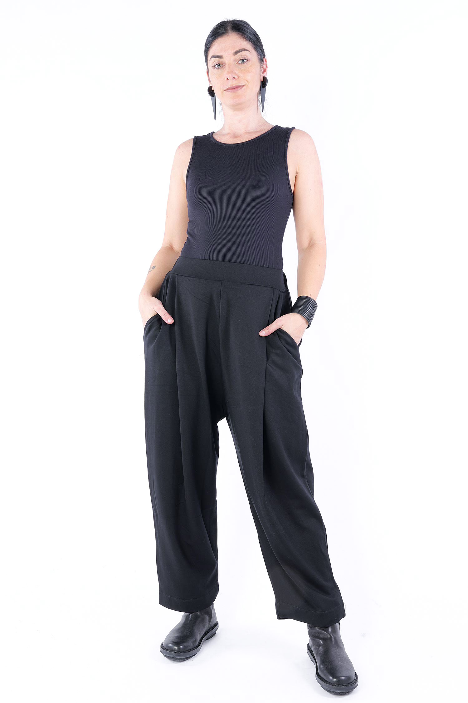 Legere Sweathose - Schwarz - I26.5390