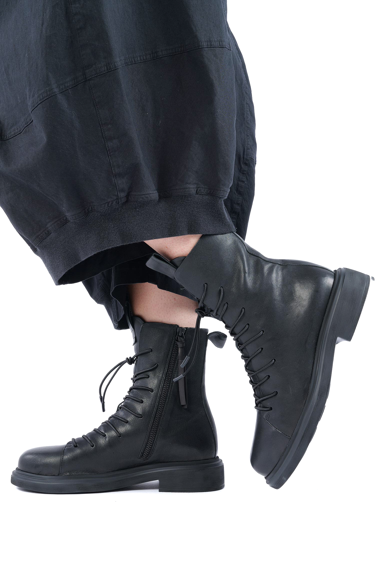 Lederstiefel - Schwarz - The Coacher