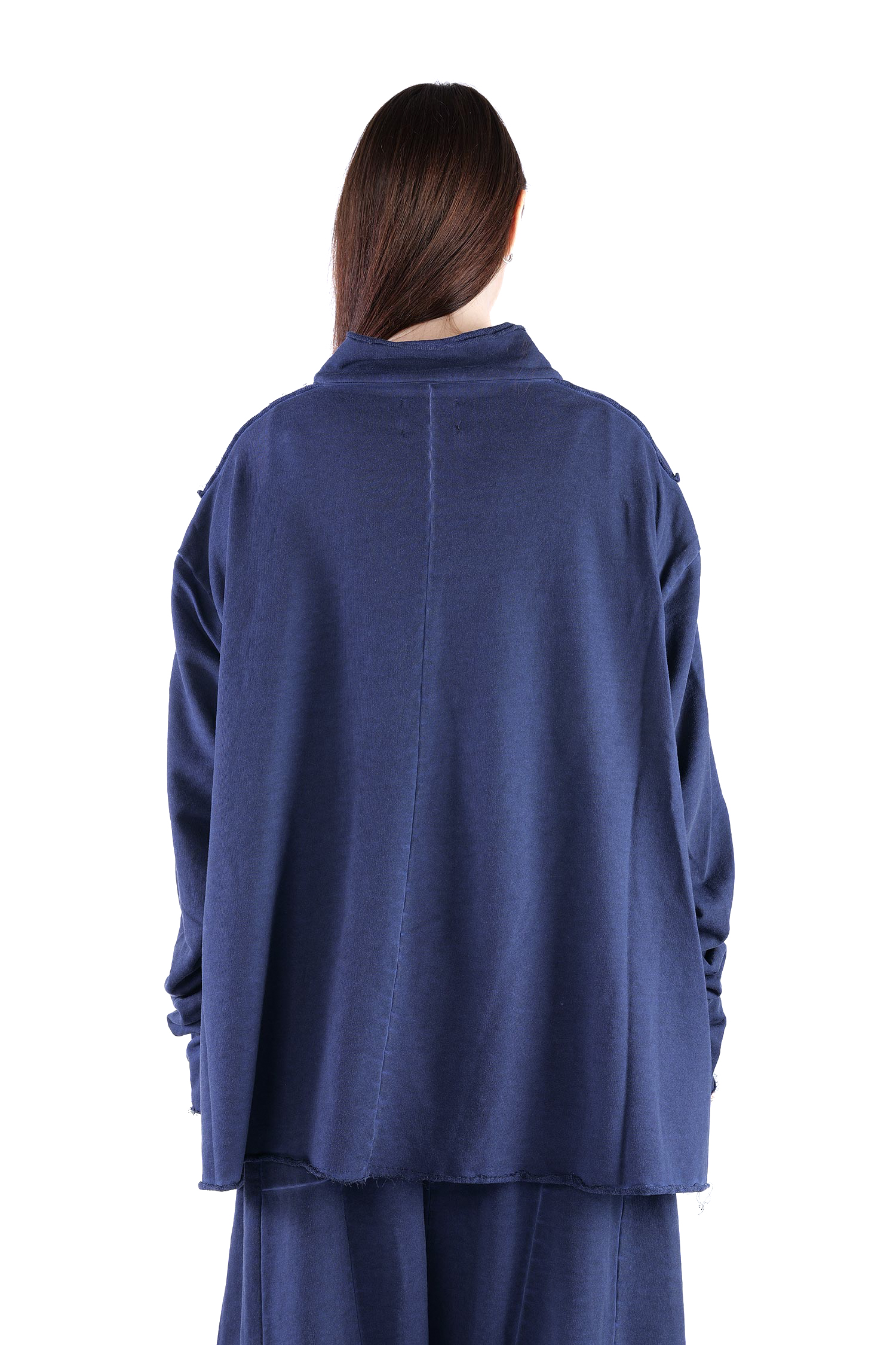 Oversize Sweatjacke - Ocean - 2129