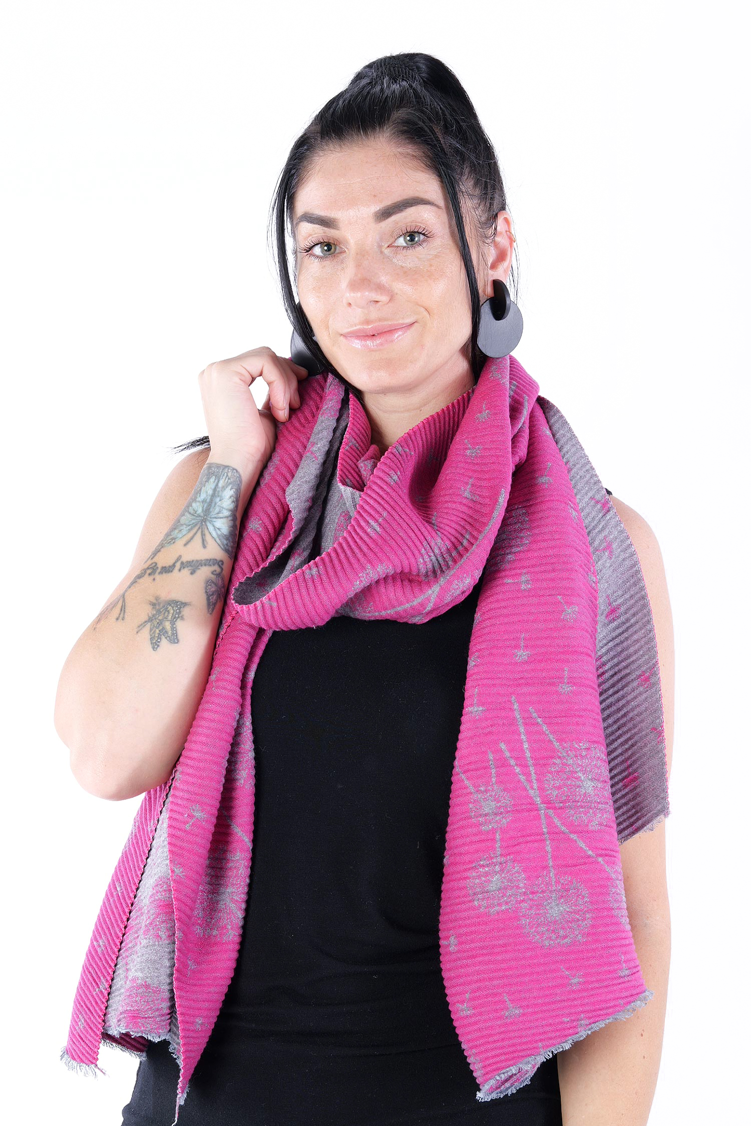 Kuscheliger Schal - Pink - X7136