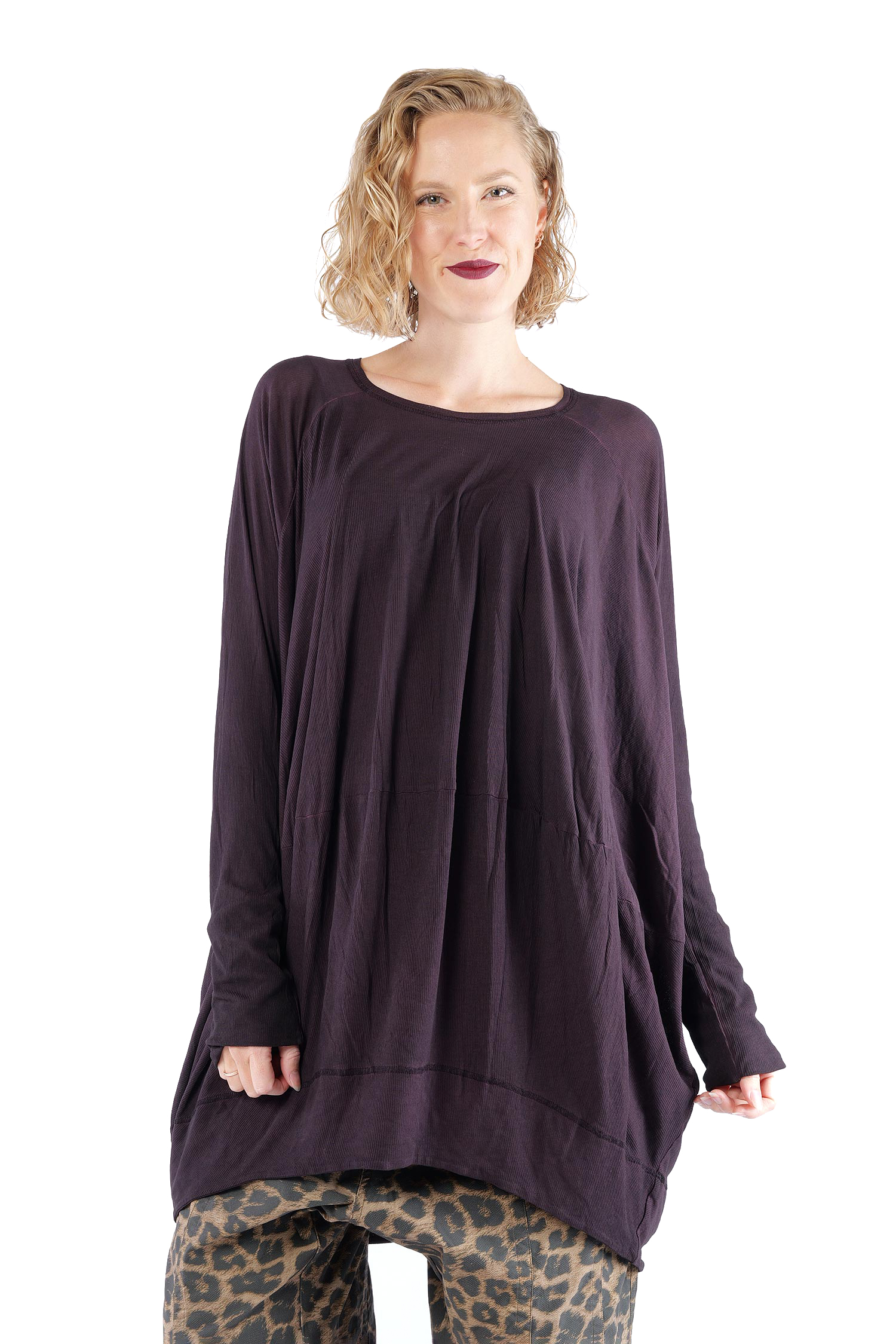 Oversize Tunika - Purple cloud - 2261140515