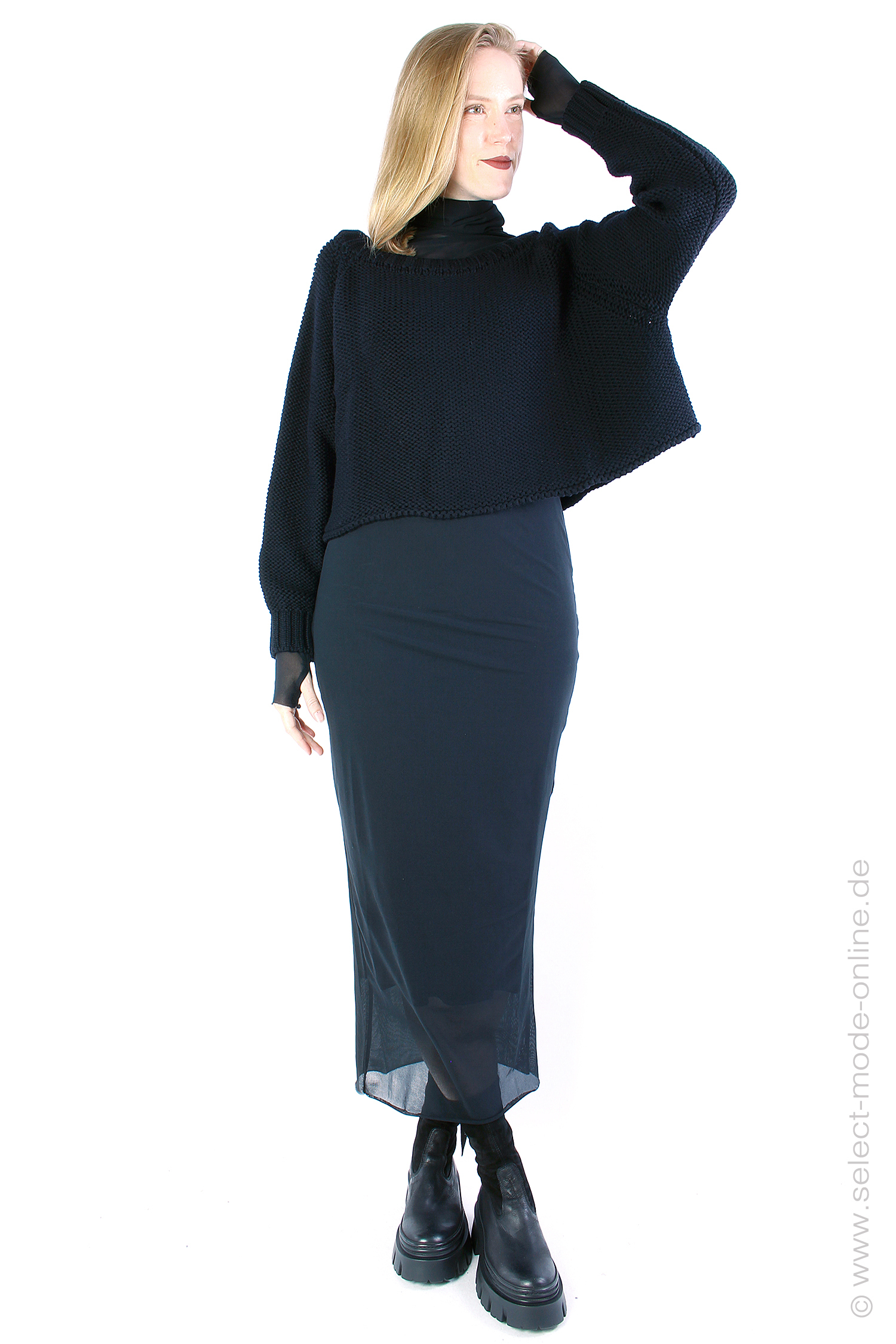 Merino pullover - black - SA-Hans