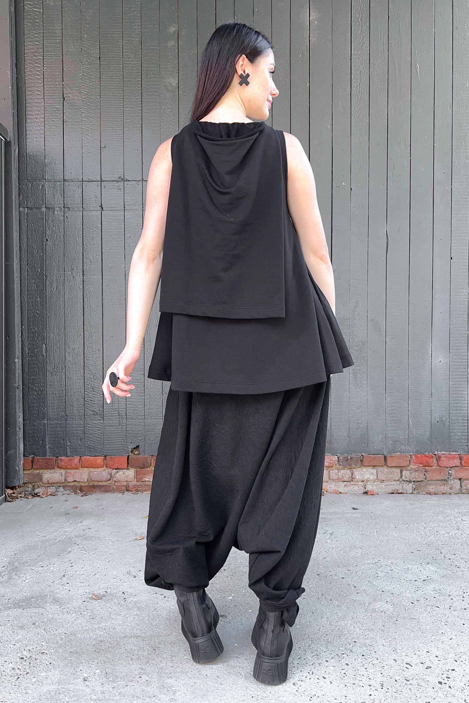 Wandelbares Top - Schwarz - 2123
