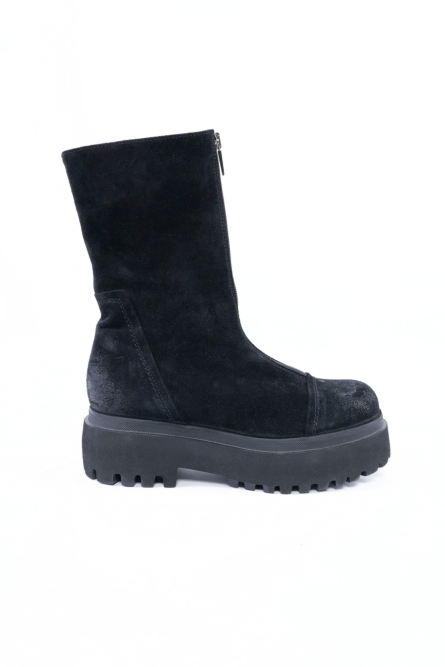Suede boots - black - 6061