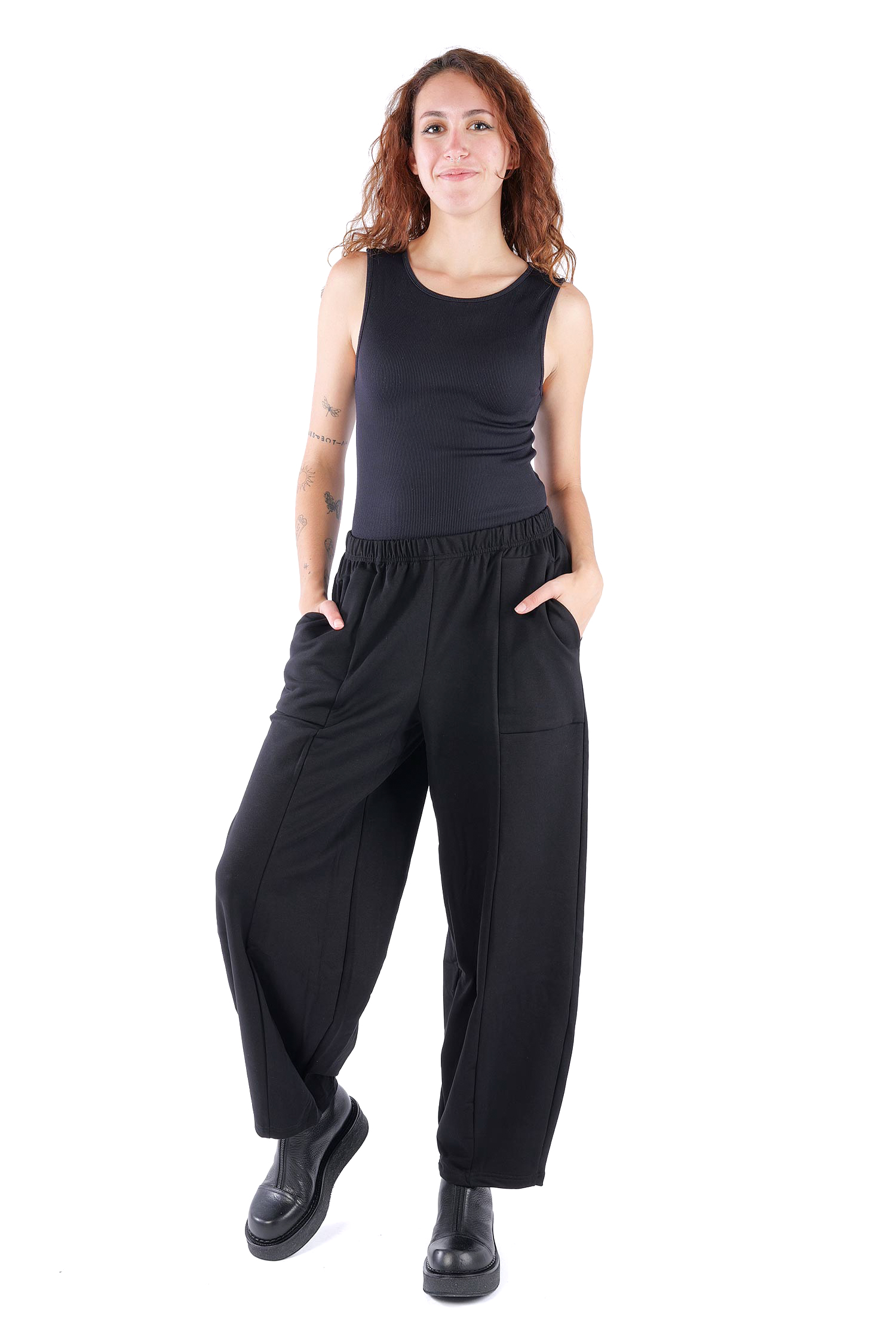 Sweathose - Schwarz - U3661-U