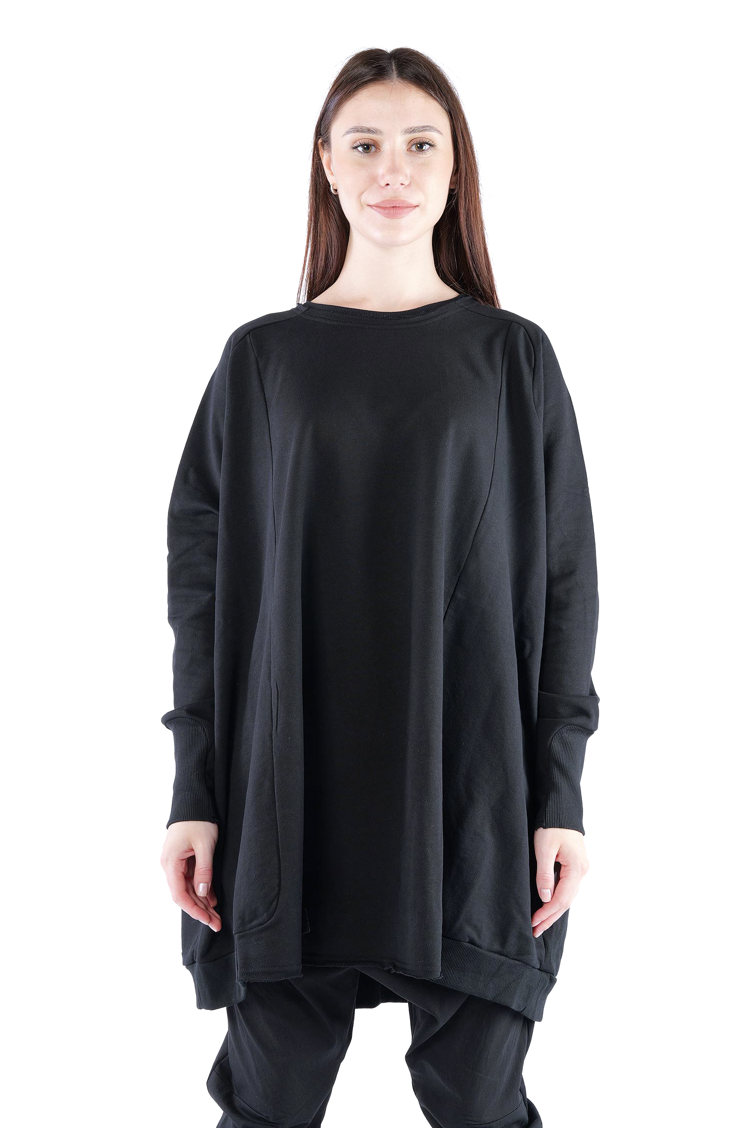 Oversize Sweatpullover - Black print - 2139