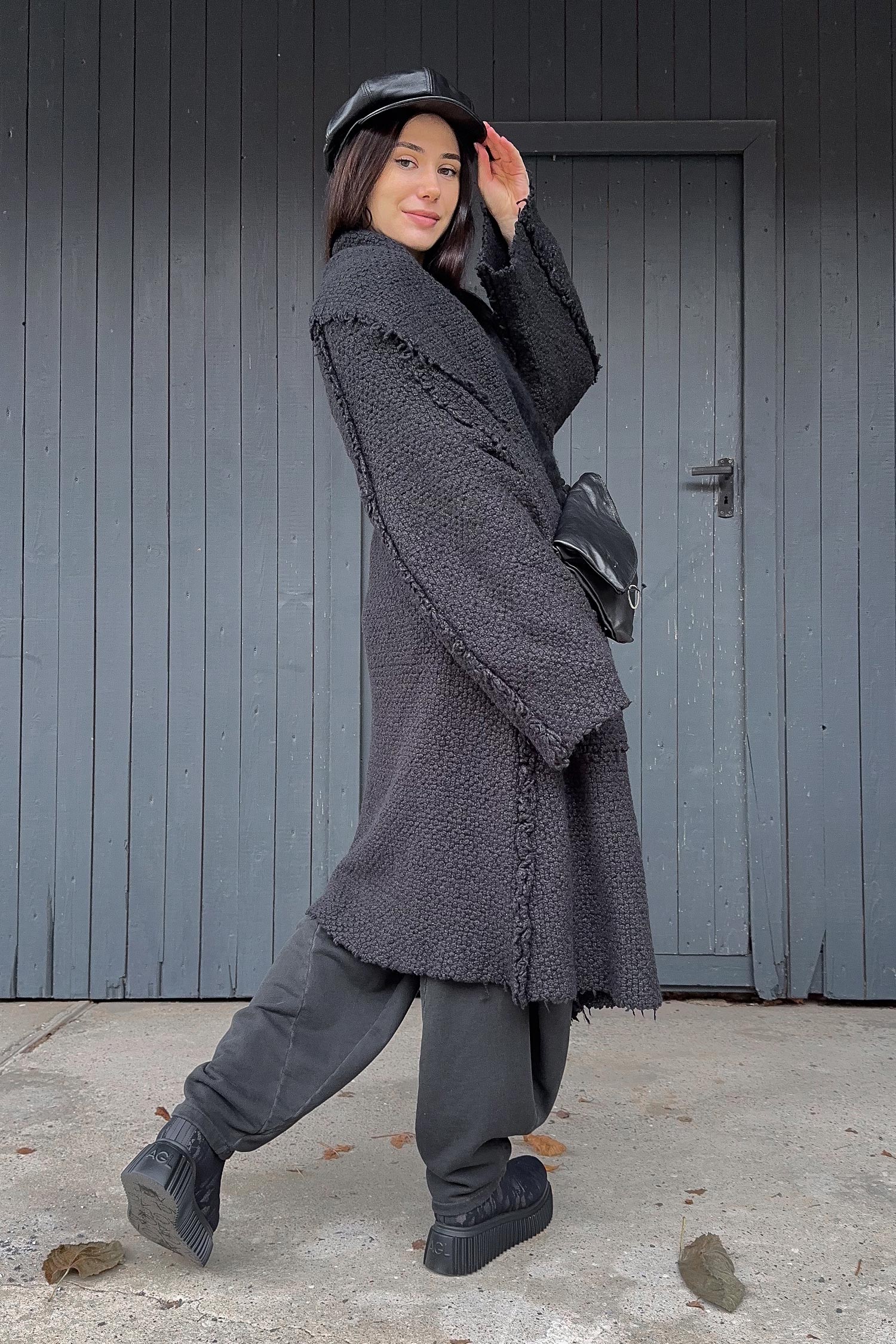 Silk coat - Black - 2262627204