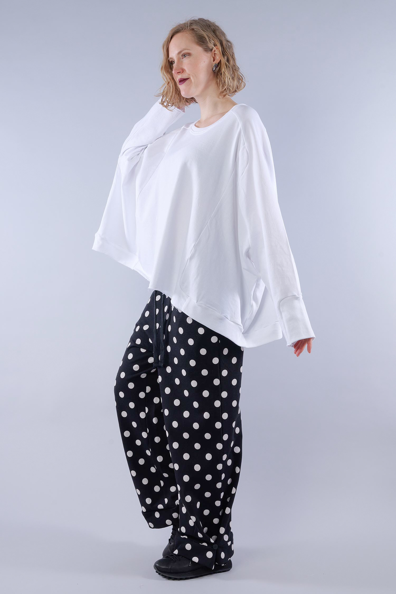 Sweater mit Plus - Weiß - 2105