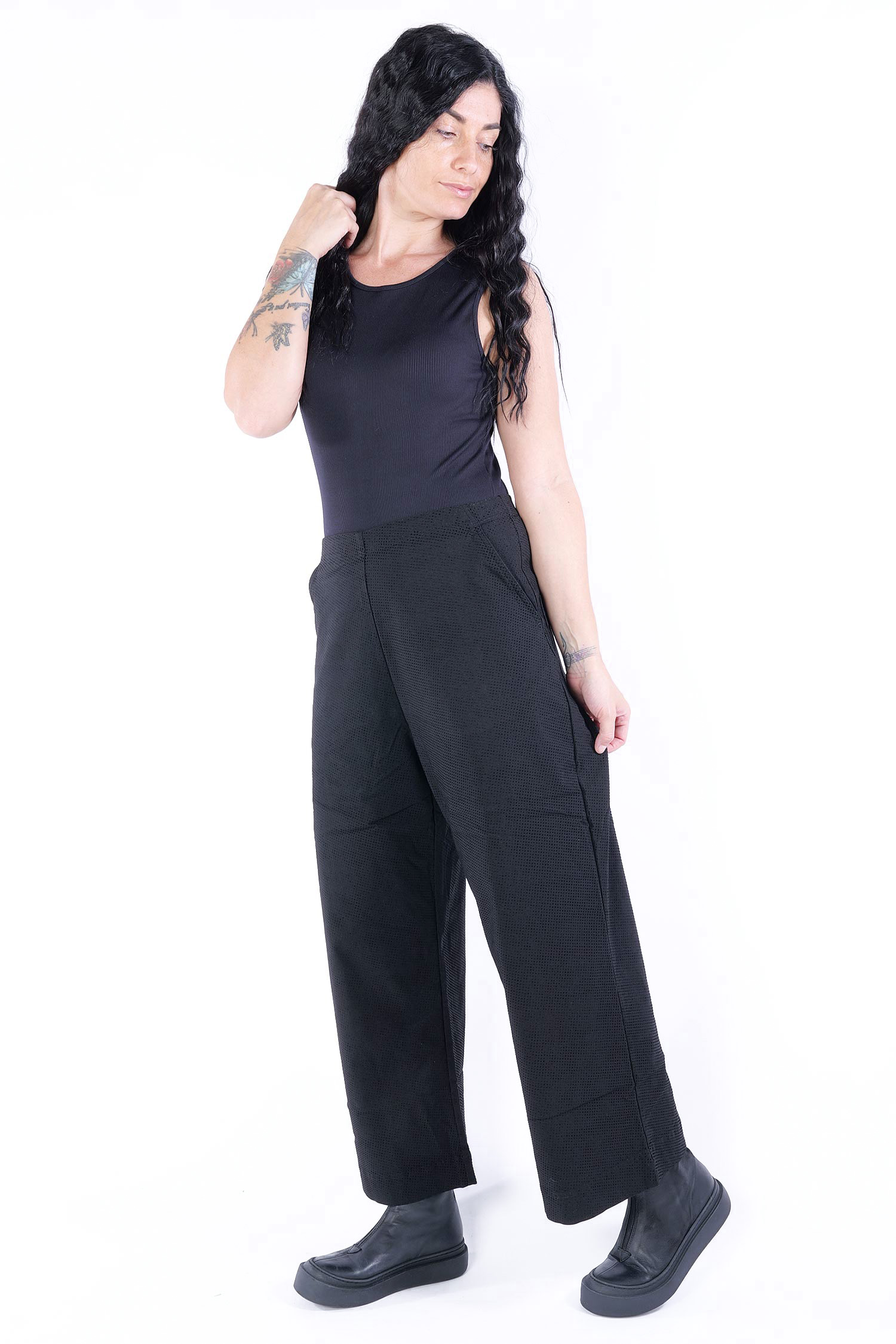 Superstretch Hose - Black check - 2253390118