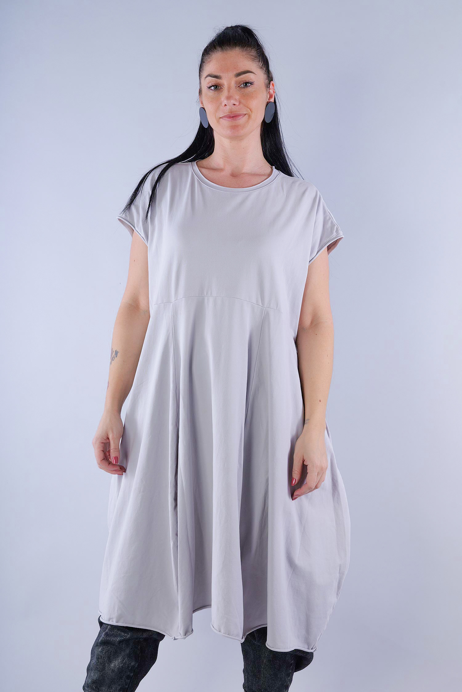 Tulpiges Jerseykleid - Pilz - Cheapfade