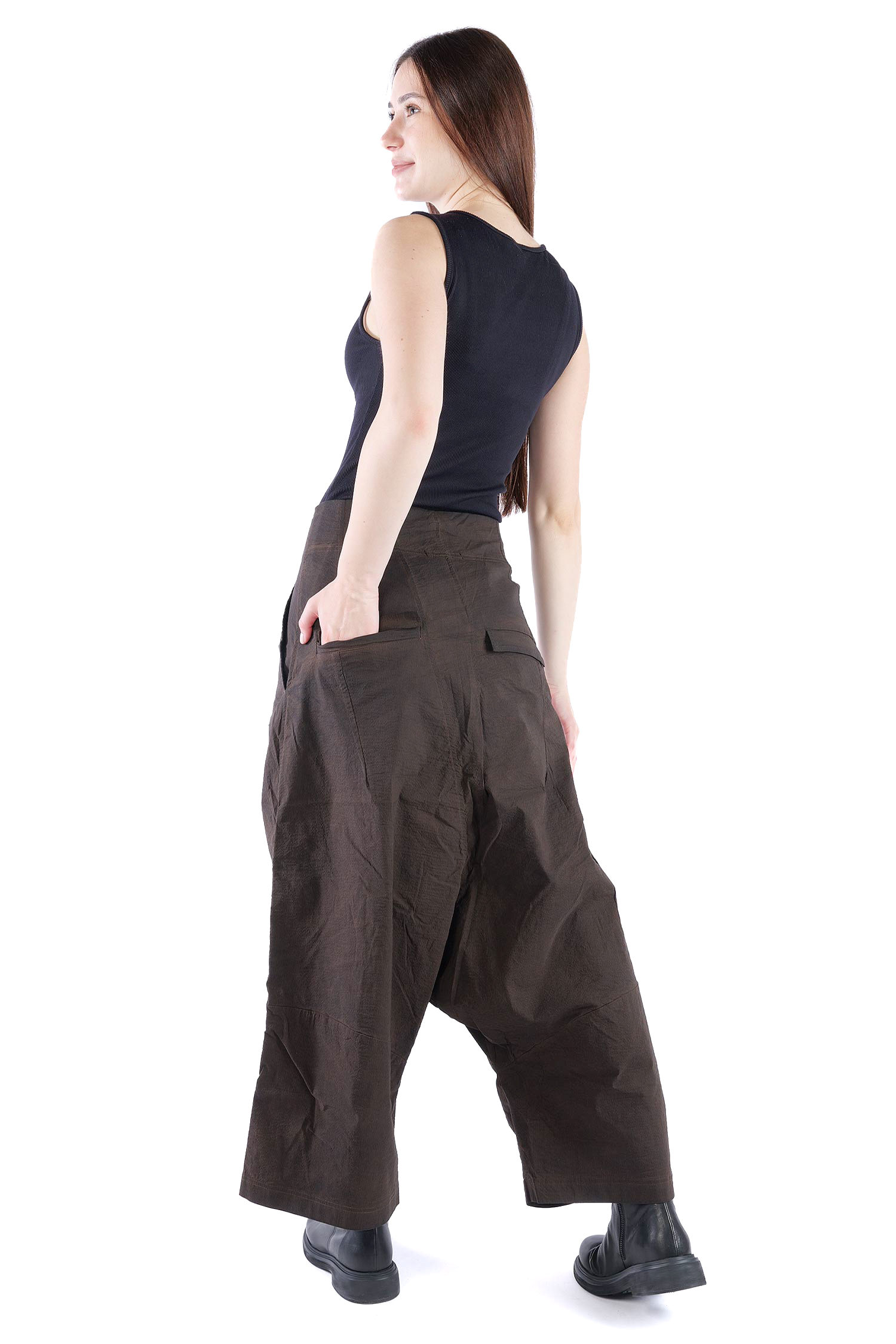 Weite Stretchhose - Umbra cloud - 2261240124