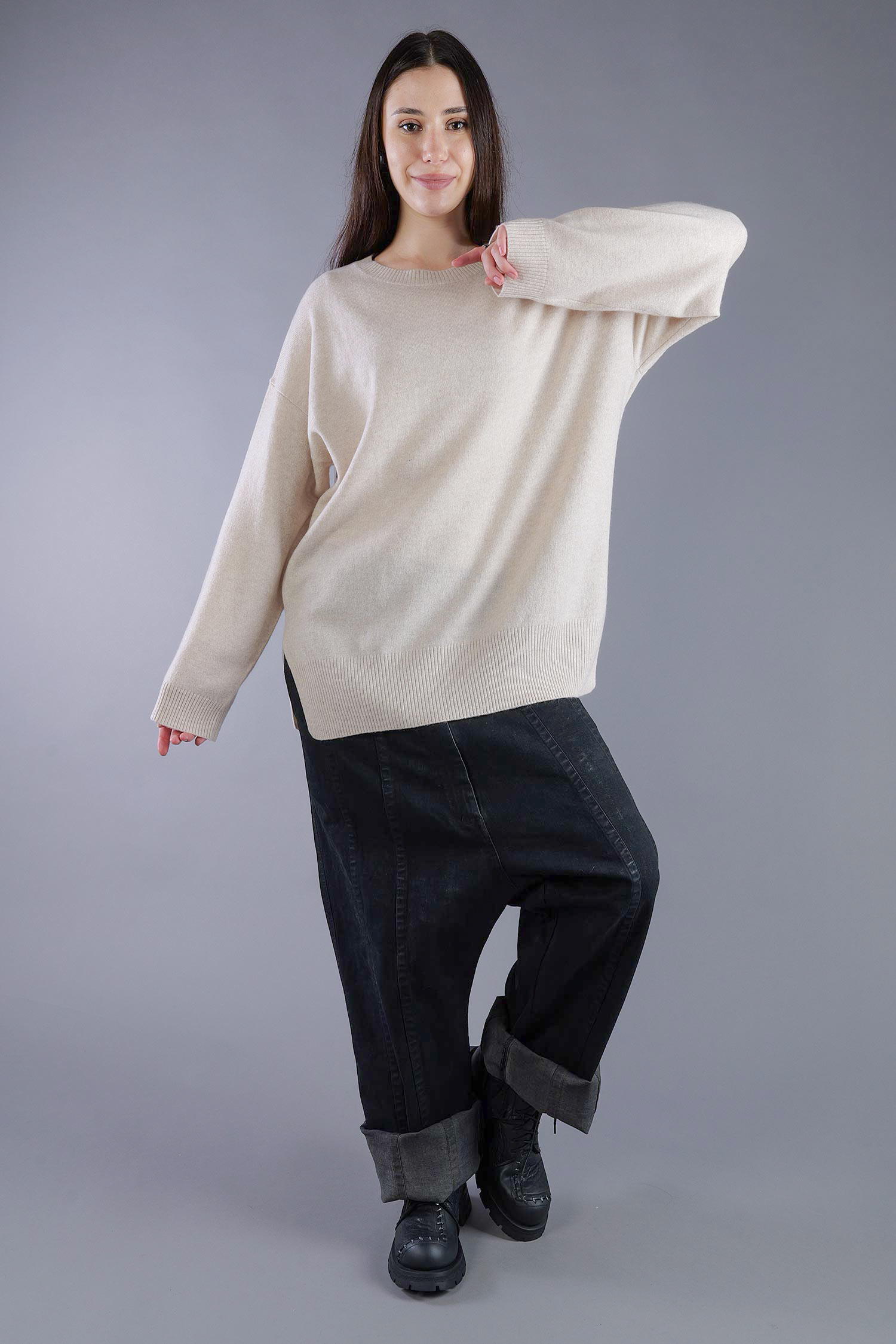 Kaschmir Pullover - Brazilian Sand - 24116A