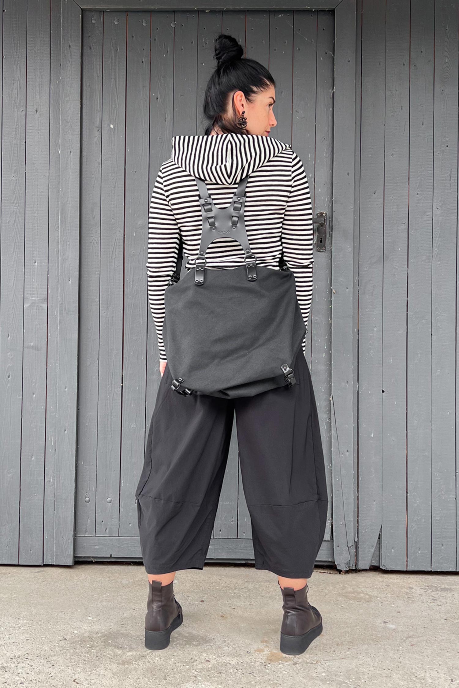 Canvas Rucksack - schwarz - Mikko