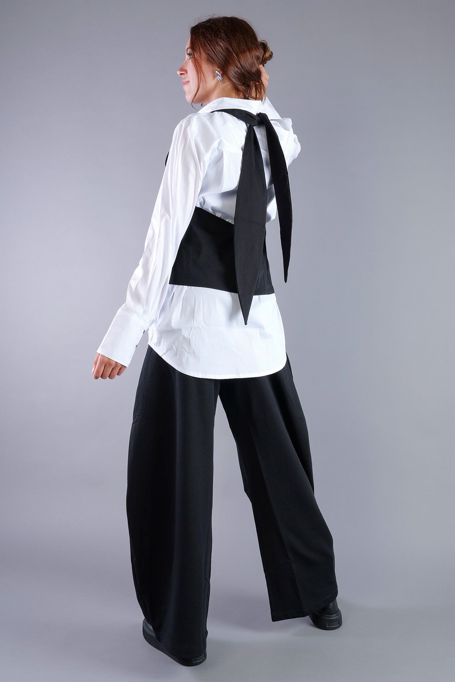 Stretch-Weste - Schwarz - 4036