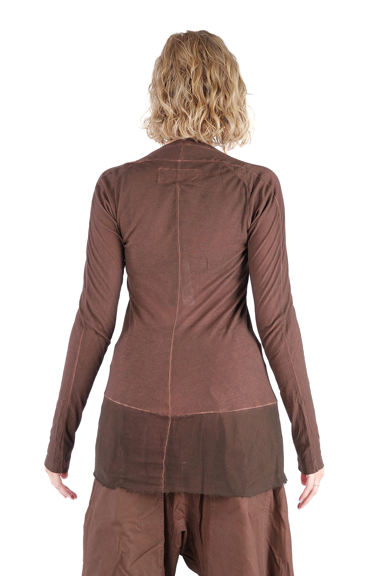 Longsleeve mit Tüll - Henna cloud - 2262340503