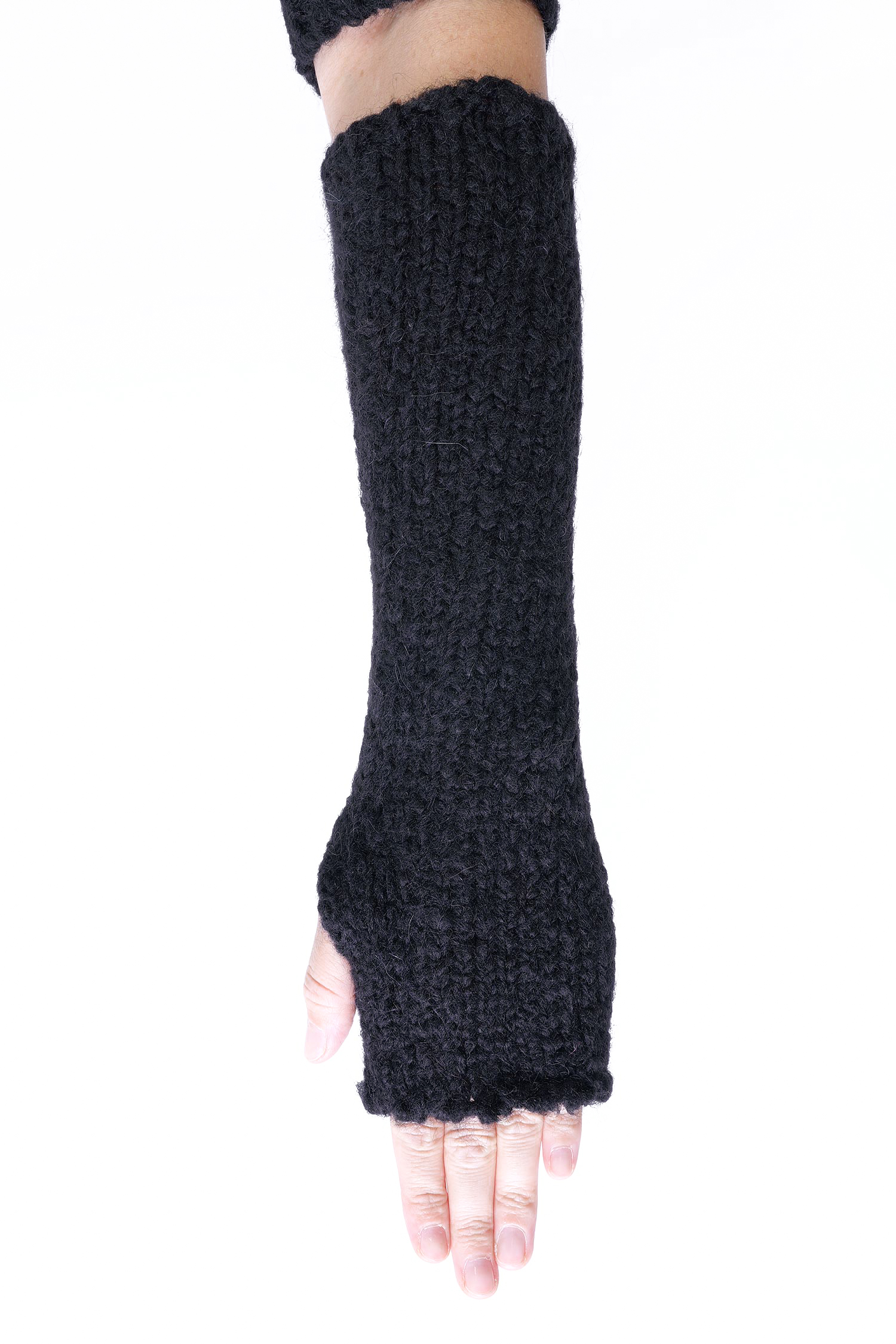 Strick Stulpen - Schwarz - Miki