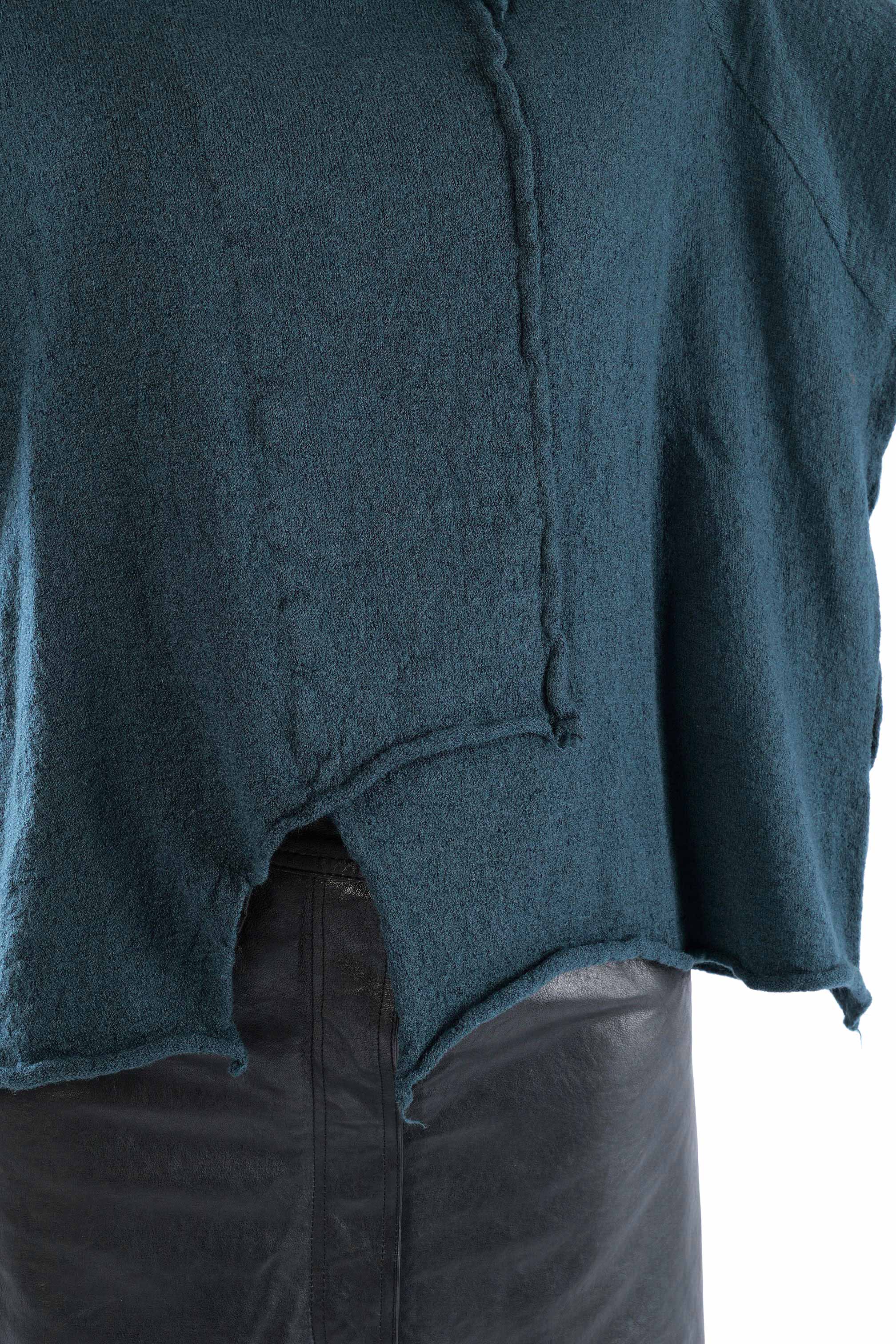 Oversize Wollpullover - Petrol - 2261680713