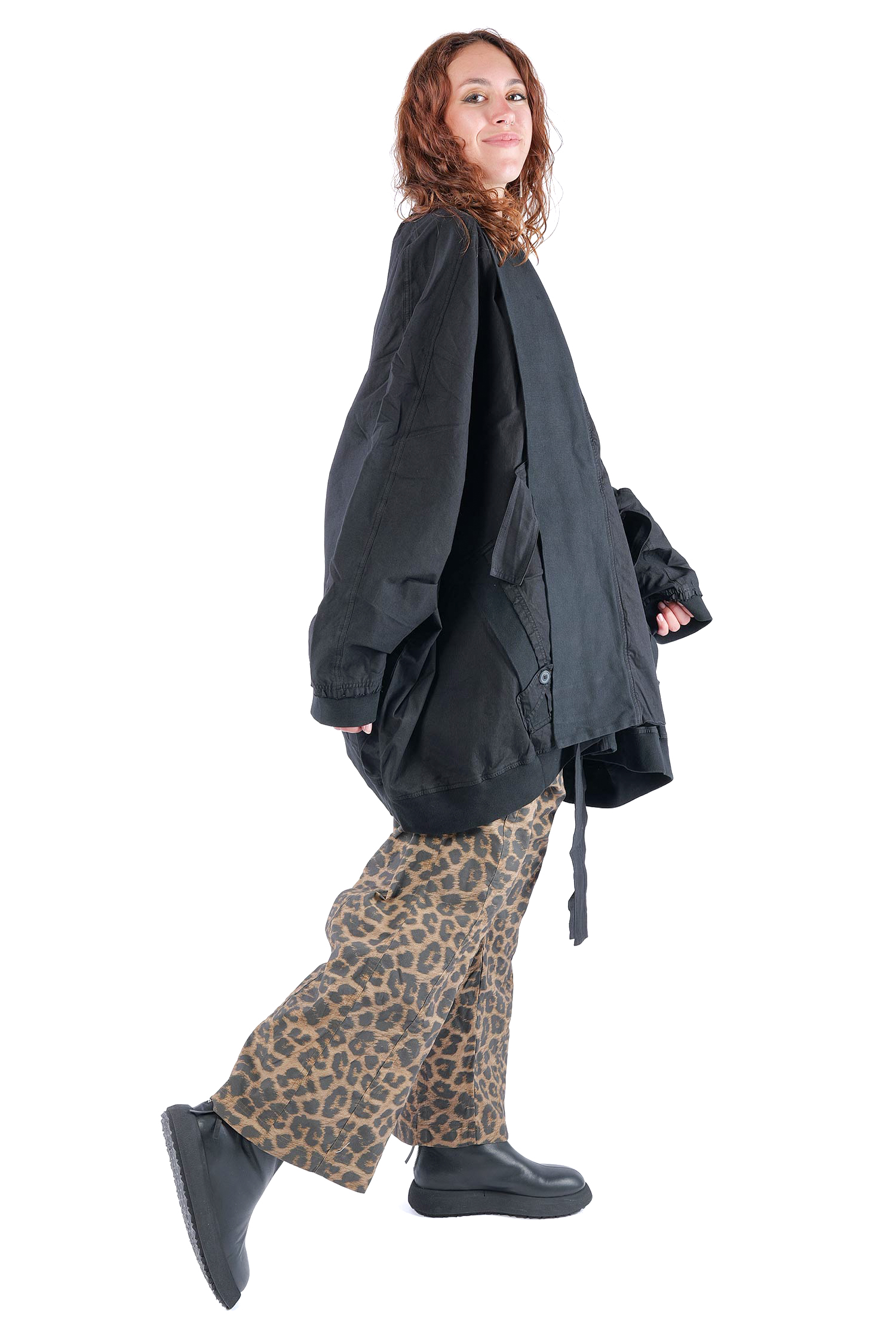 Oversize Jacke - Schwarz - 2262601108
