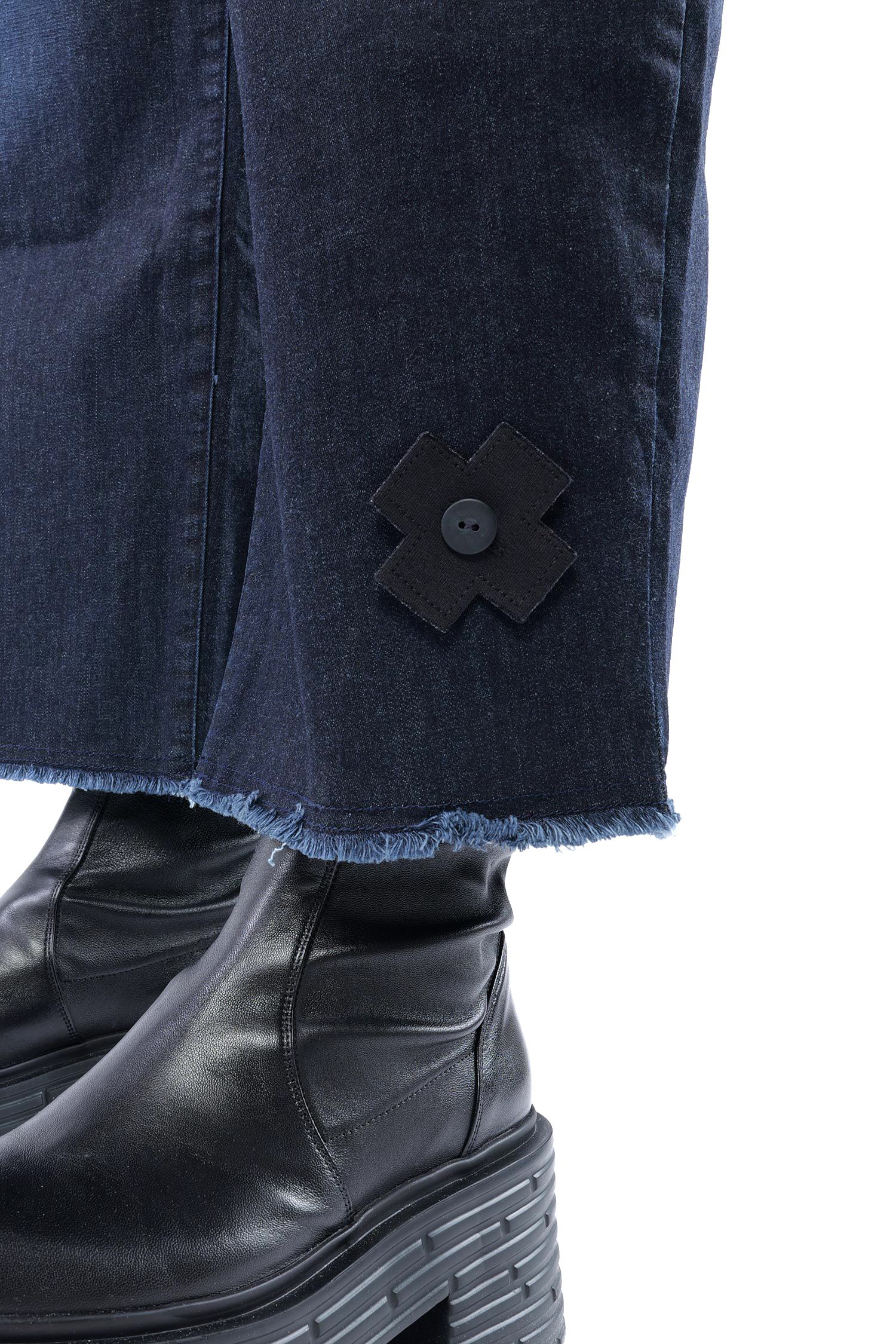 Weite Jeanshose - Darkblue - 10019