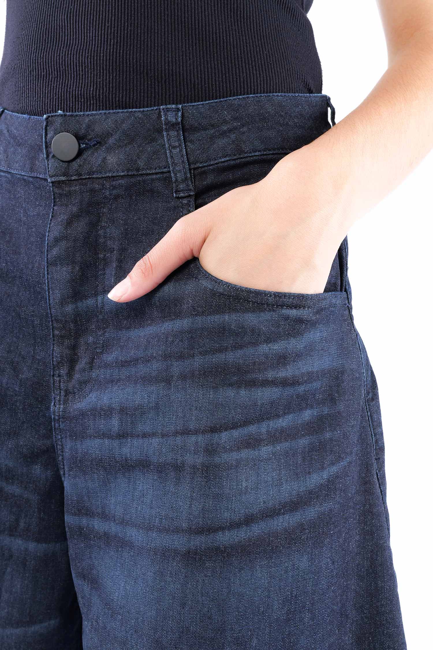 Tulpige Jeanshose - Darkblue - 10018