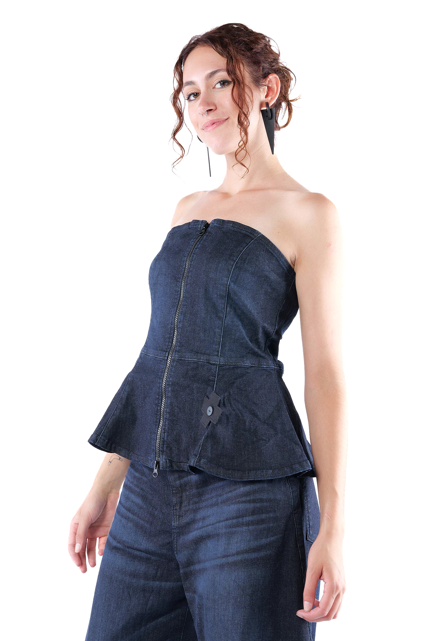 Jeans Korsage - Darkblue - 4037